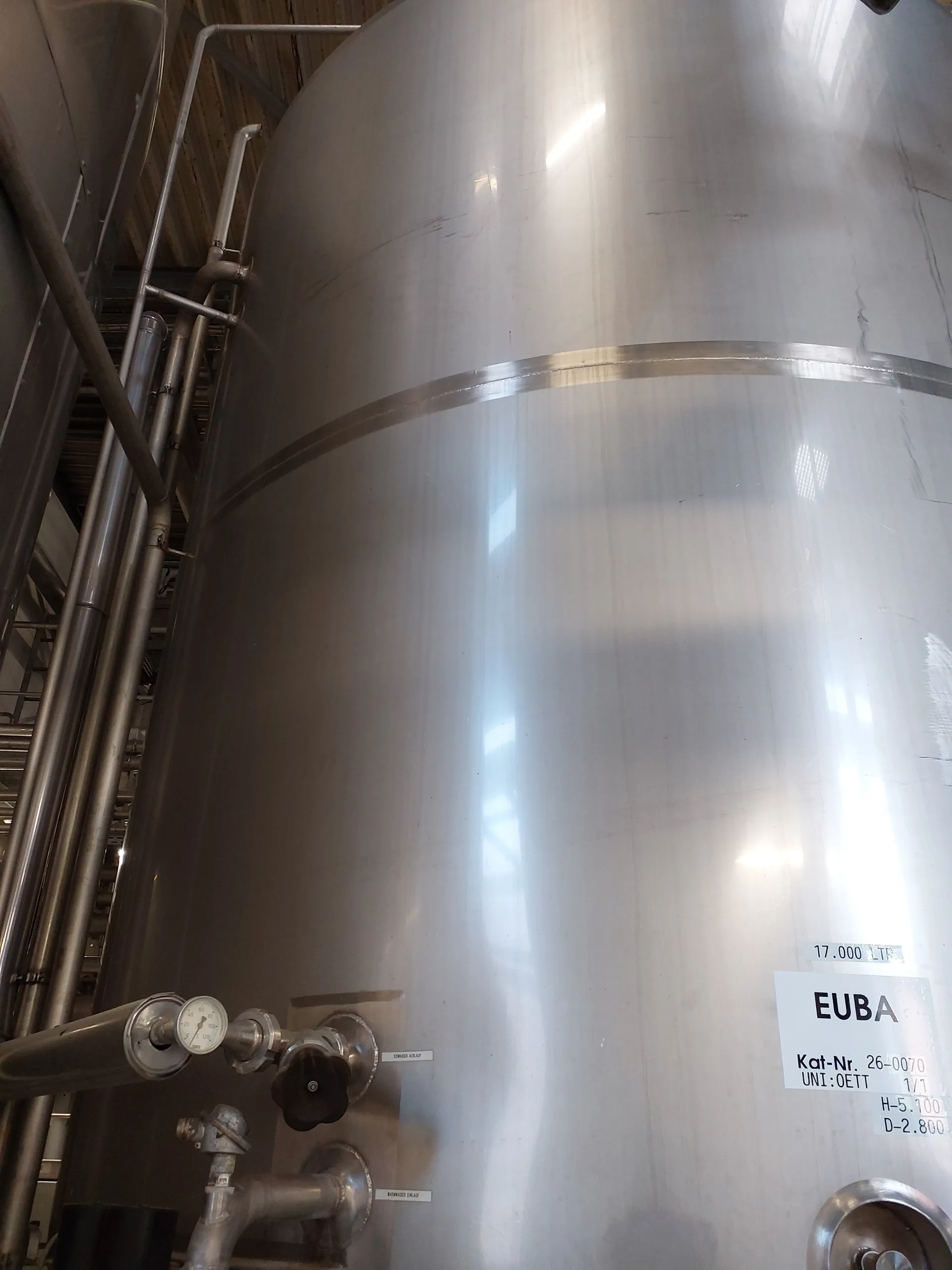 17.000 Liter Lagertank isoliert