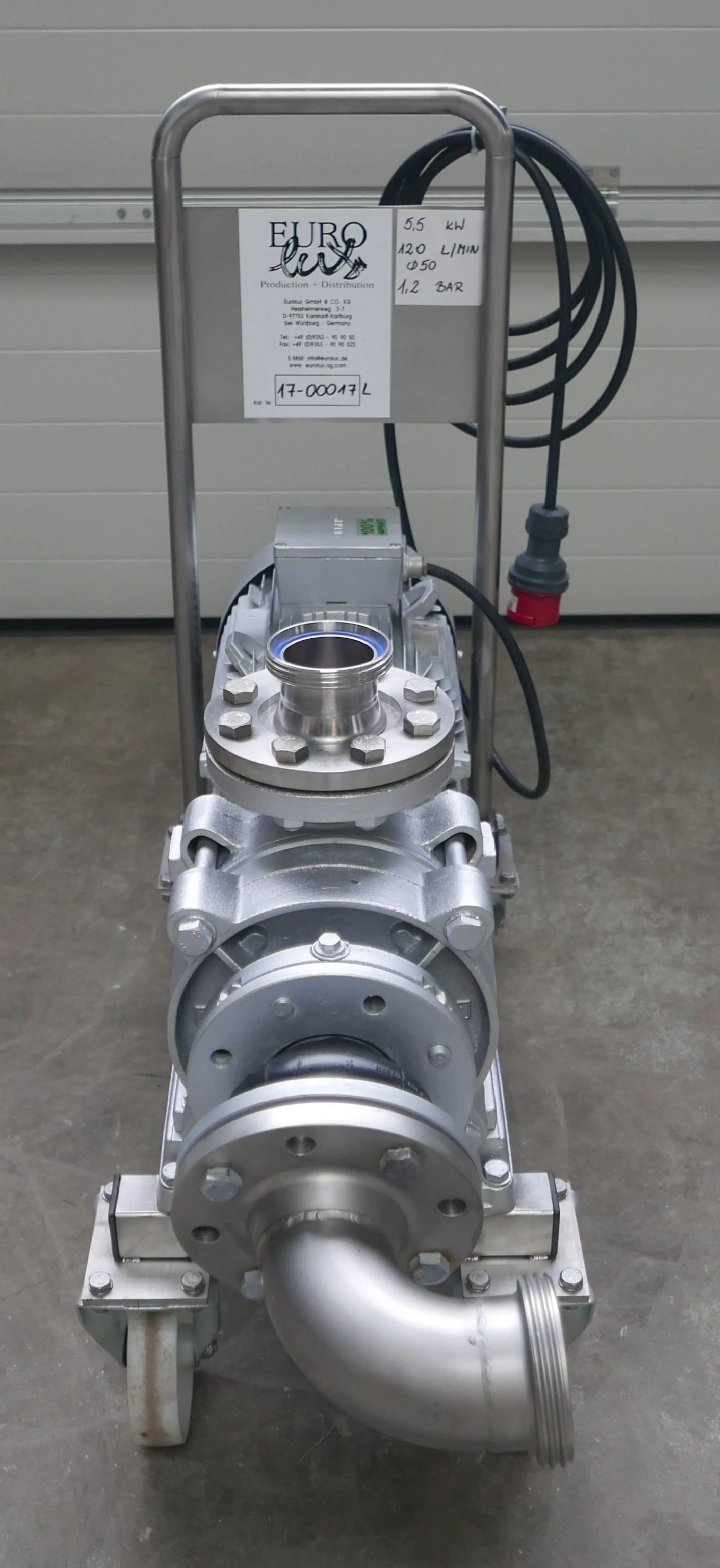 Rotary Piston Pump in V2A