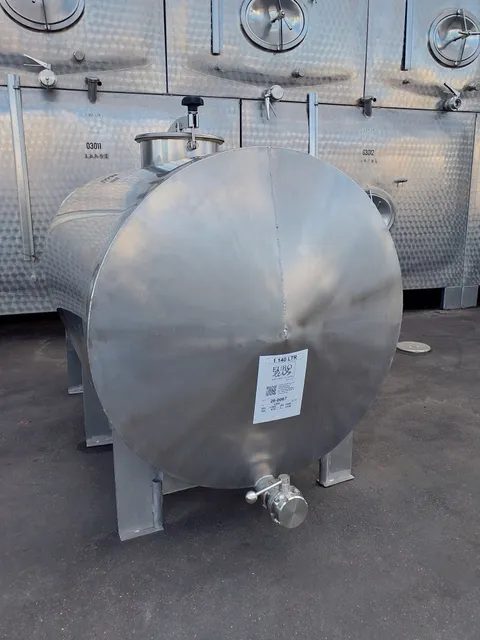 1.140 Liter Lagertank/ Weintank aus V2A