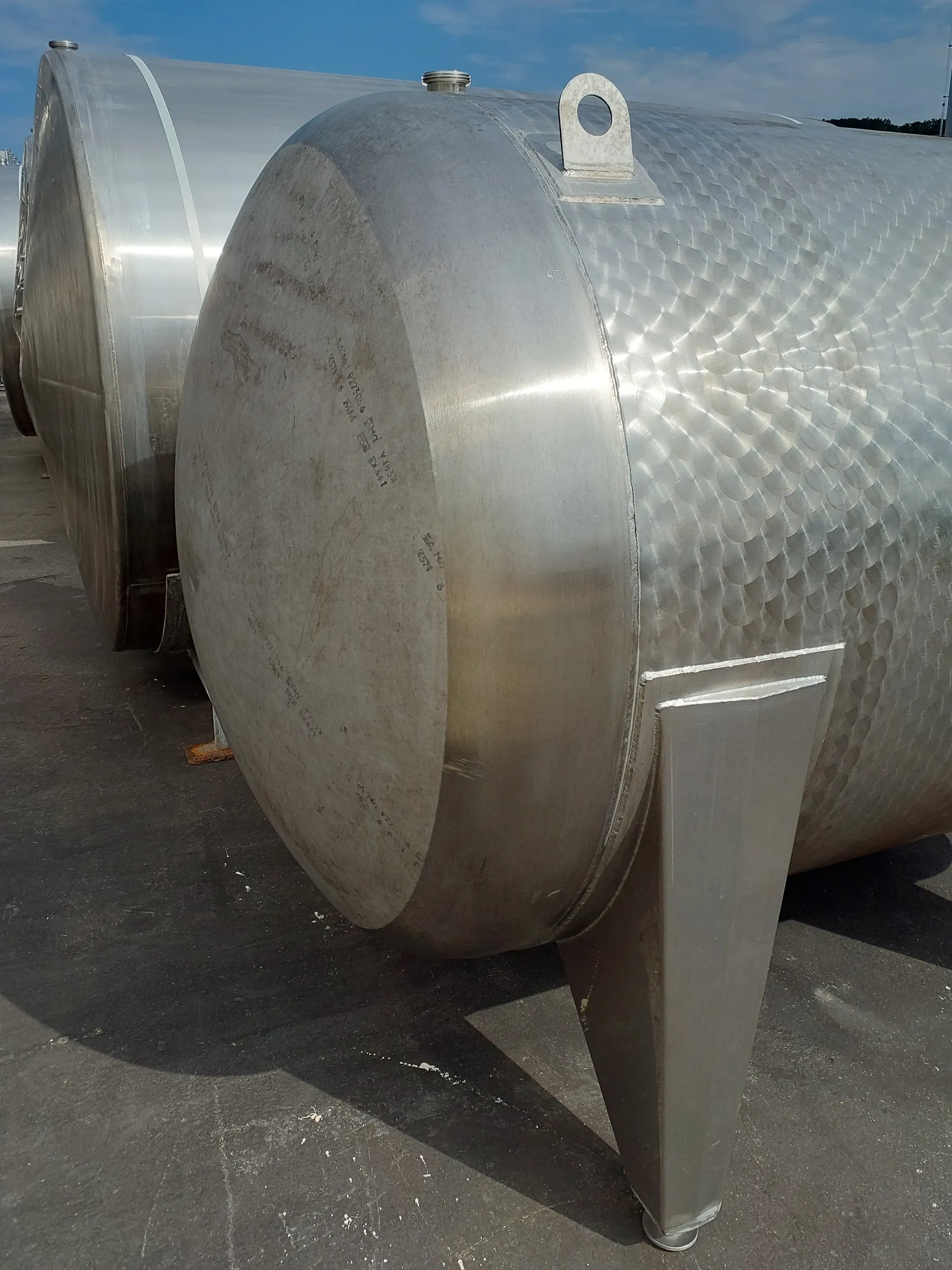 3.000 Liter 8 bar Drucktank in V2A