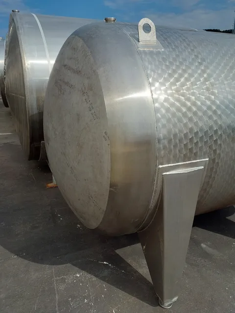 3.000 Liter 8 bar Drucktank in V2A
