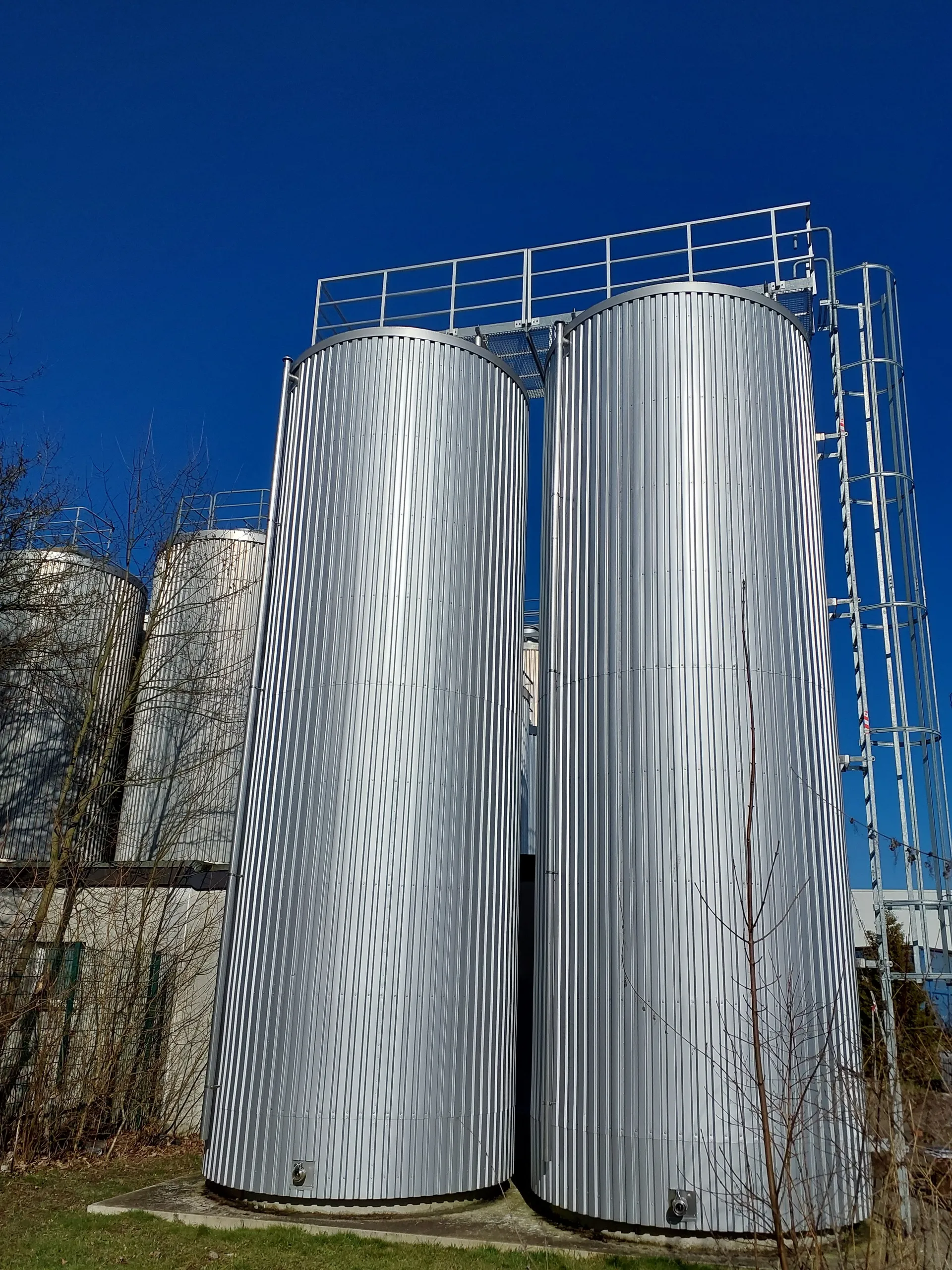 53700 Liter Brauwassertank mit Isolierung