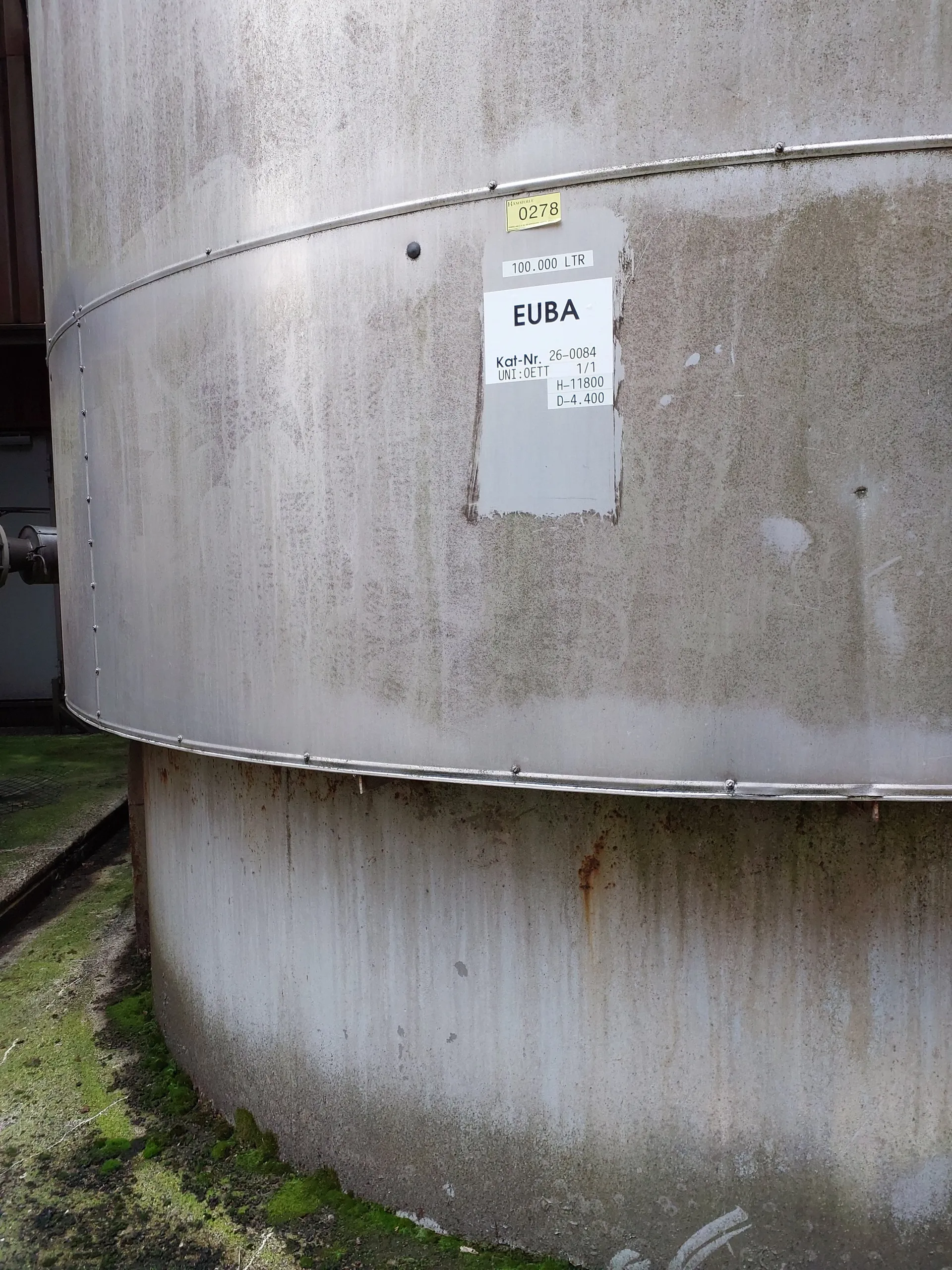 100.000 Liter BUSE Drucktank 22 bar