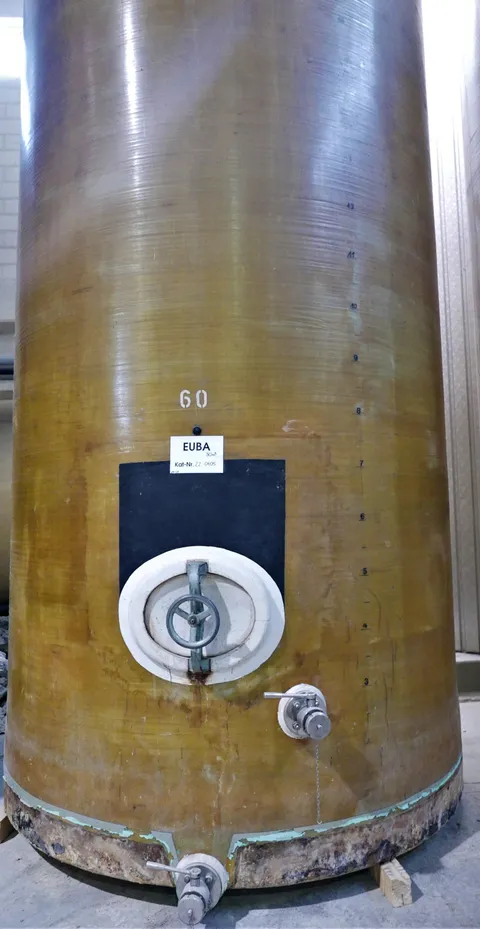GFK Lagertank 30.000 Liter Inhalt rund mit Flachboden