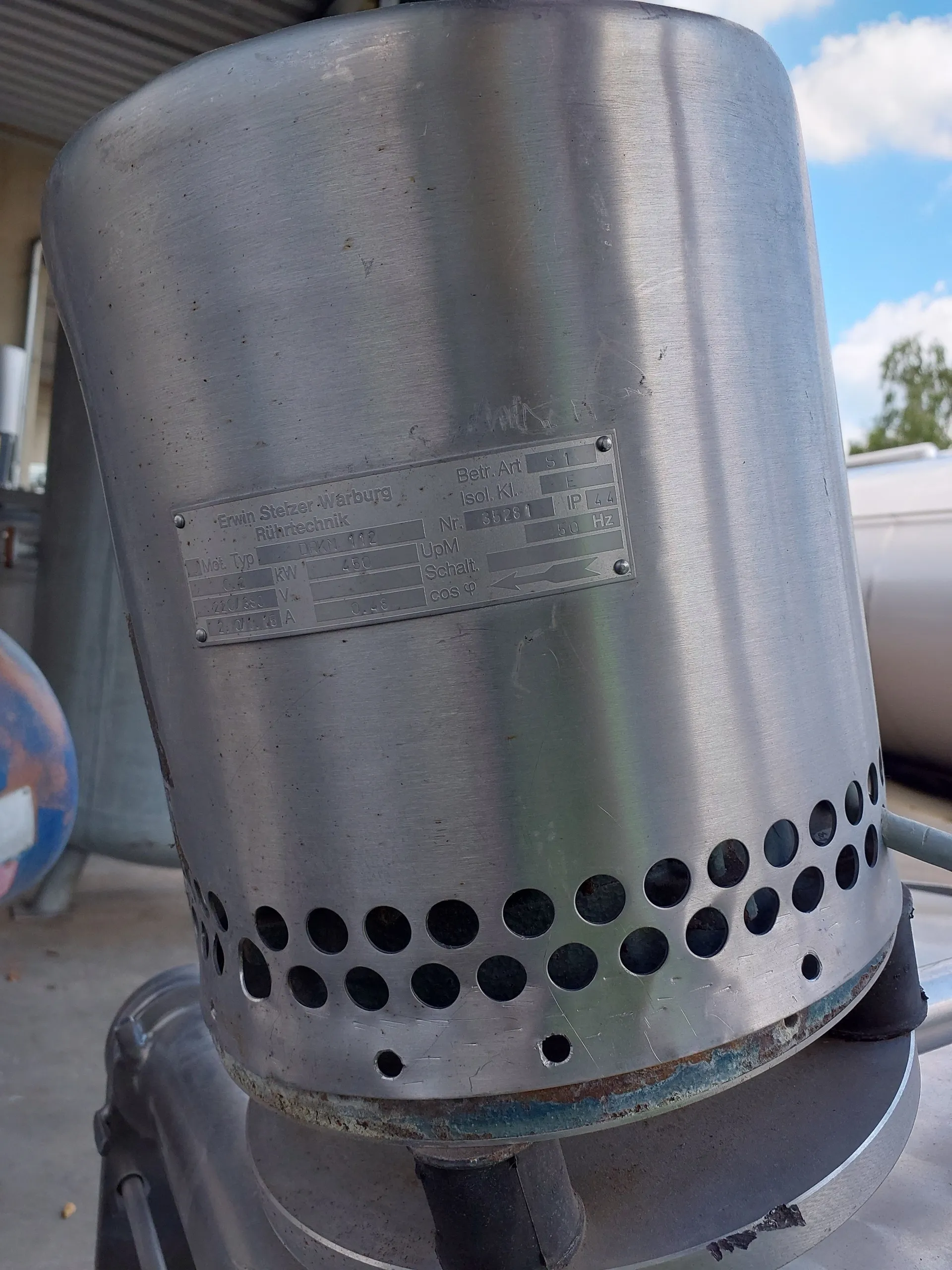 600 Liter Mischtank mit Isolierung