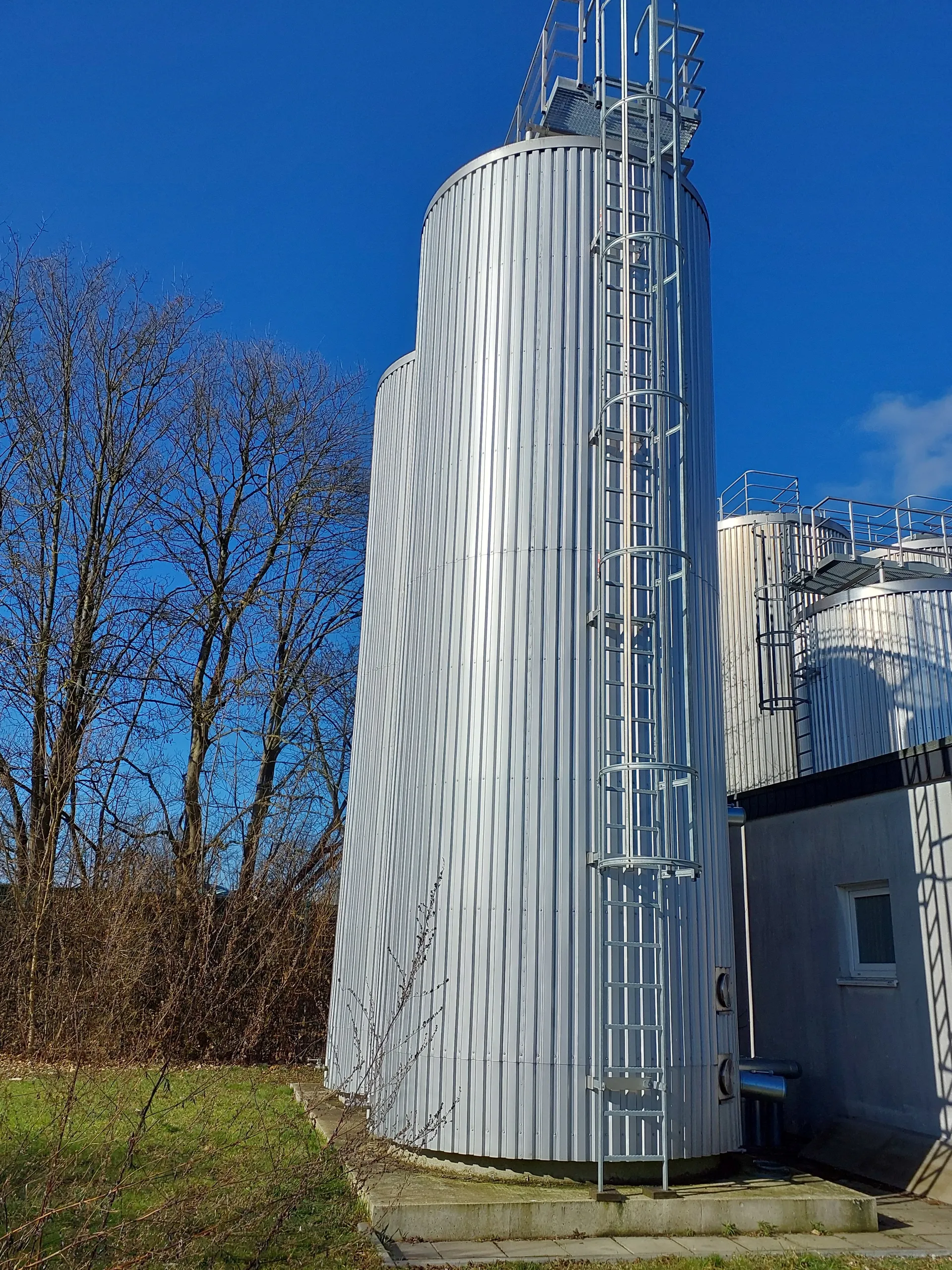 53700 Liter Brauwassertank mit Isolierung