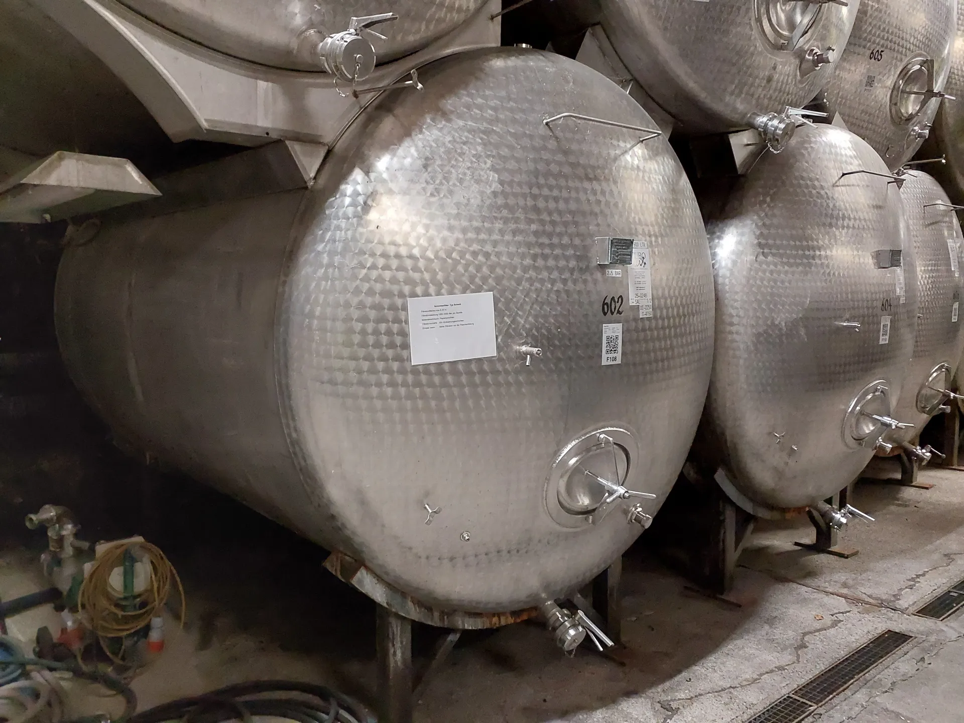 13.900 Liter Drucktank/ Lagertank BOLZ 2,5 bar horizontal