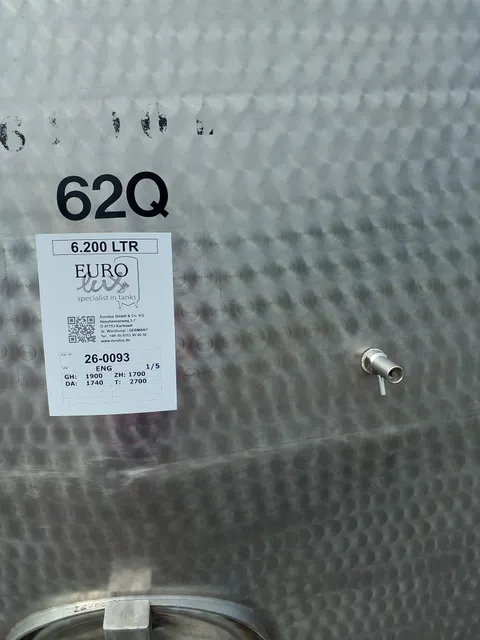 6.200 Liter Lagertank in V2A