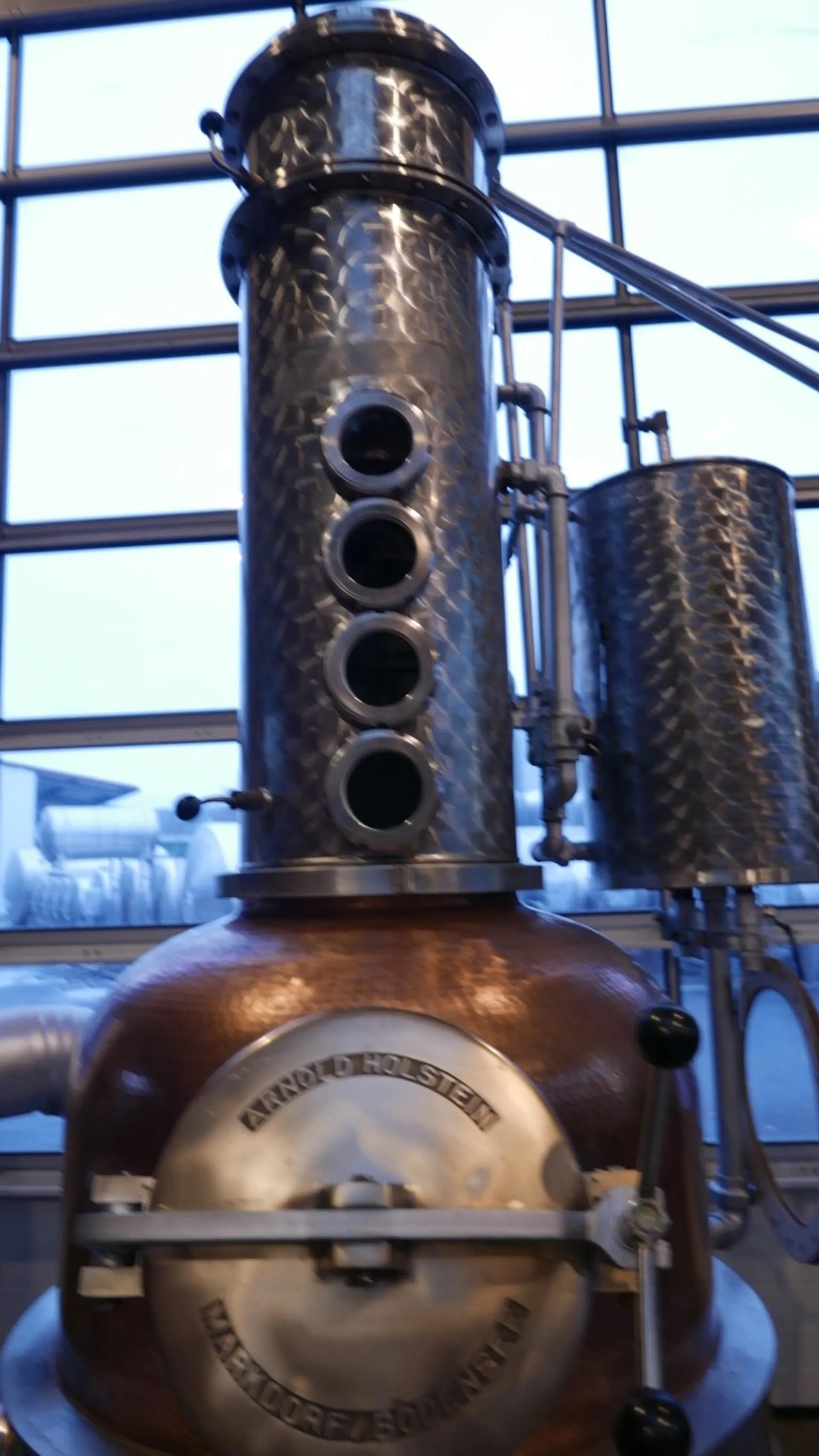 240 Liter Brennkolonne mit Brennkammer und Rührwerk