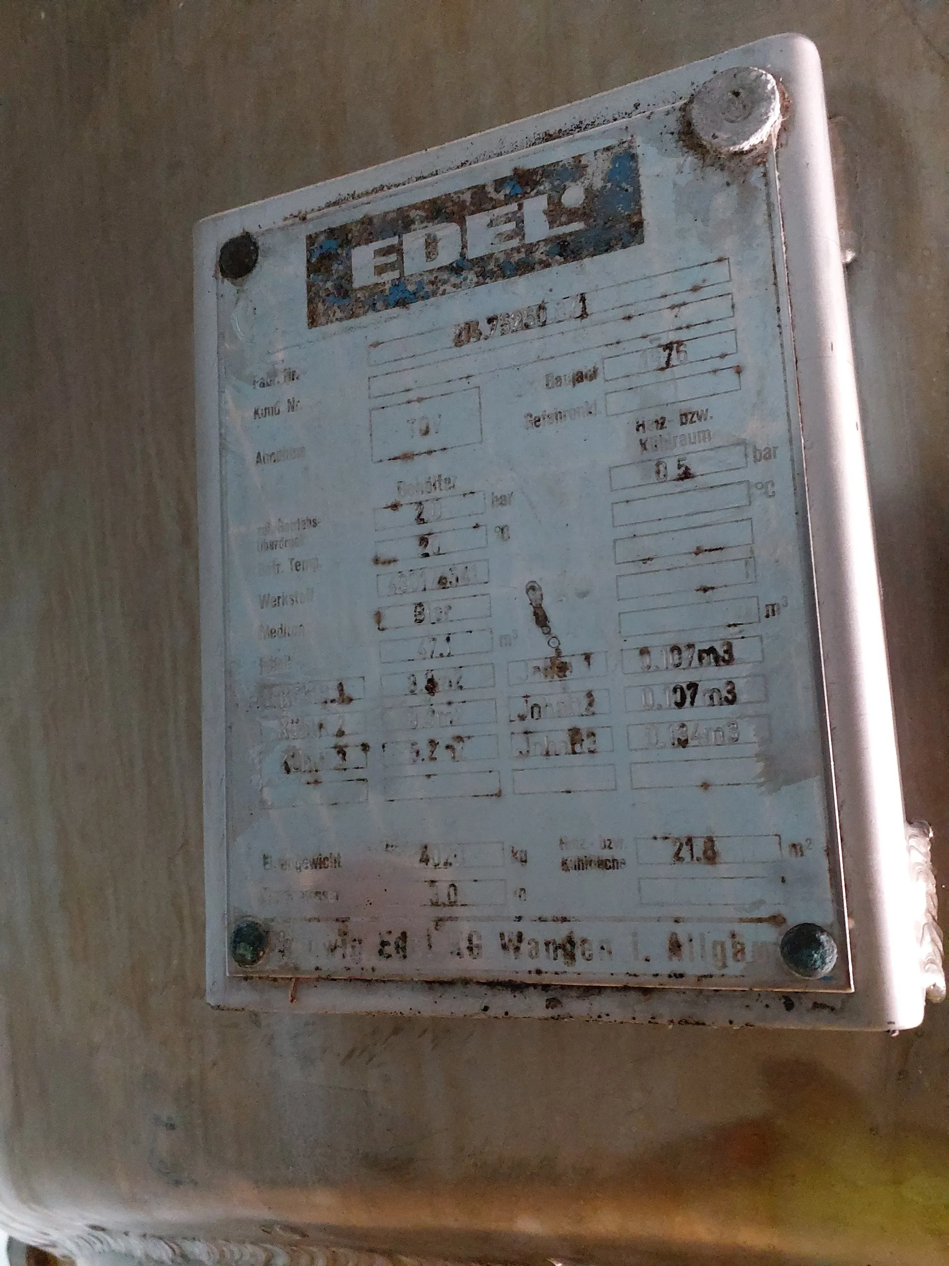 47100 Liter ZKG Tank/ Biertank EDEL