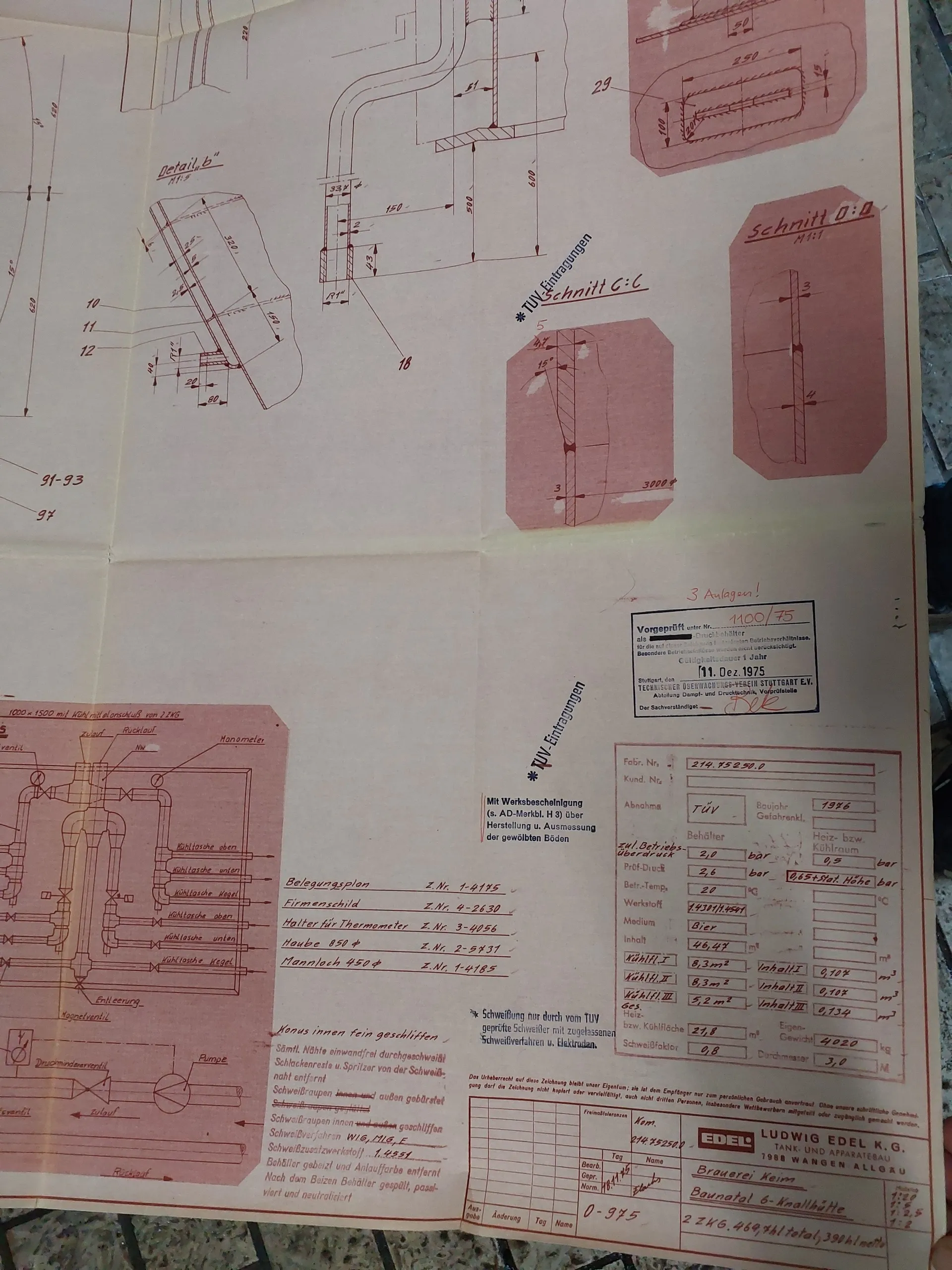 47100 Liter ZKG Tank/ Biertank EDEL