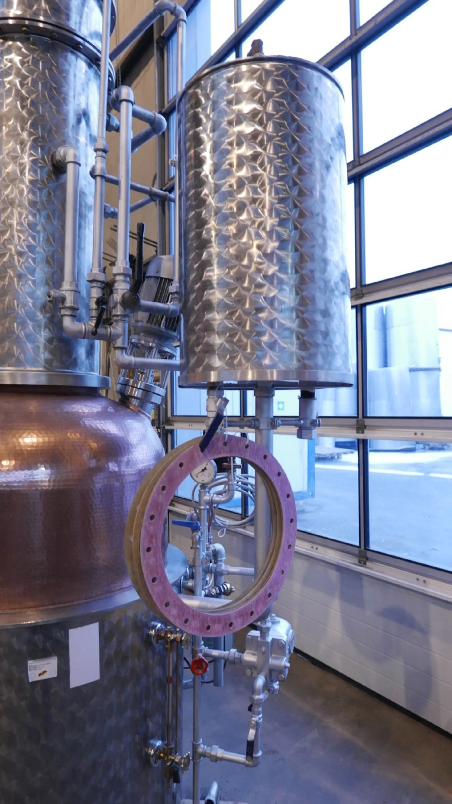 240 Liter Brennkolonne mit Brennkammer und Rührwerk