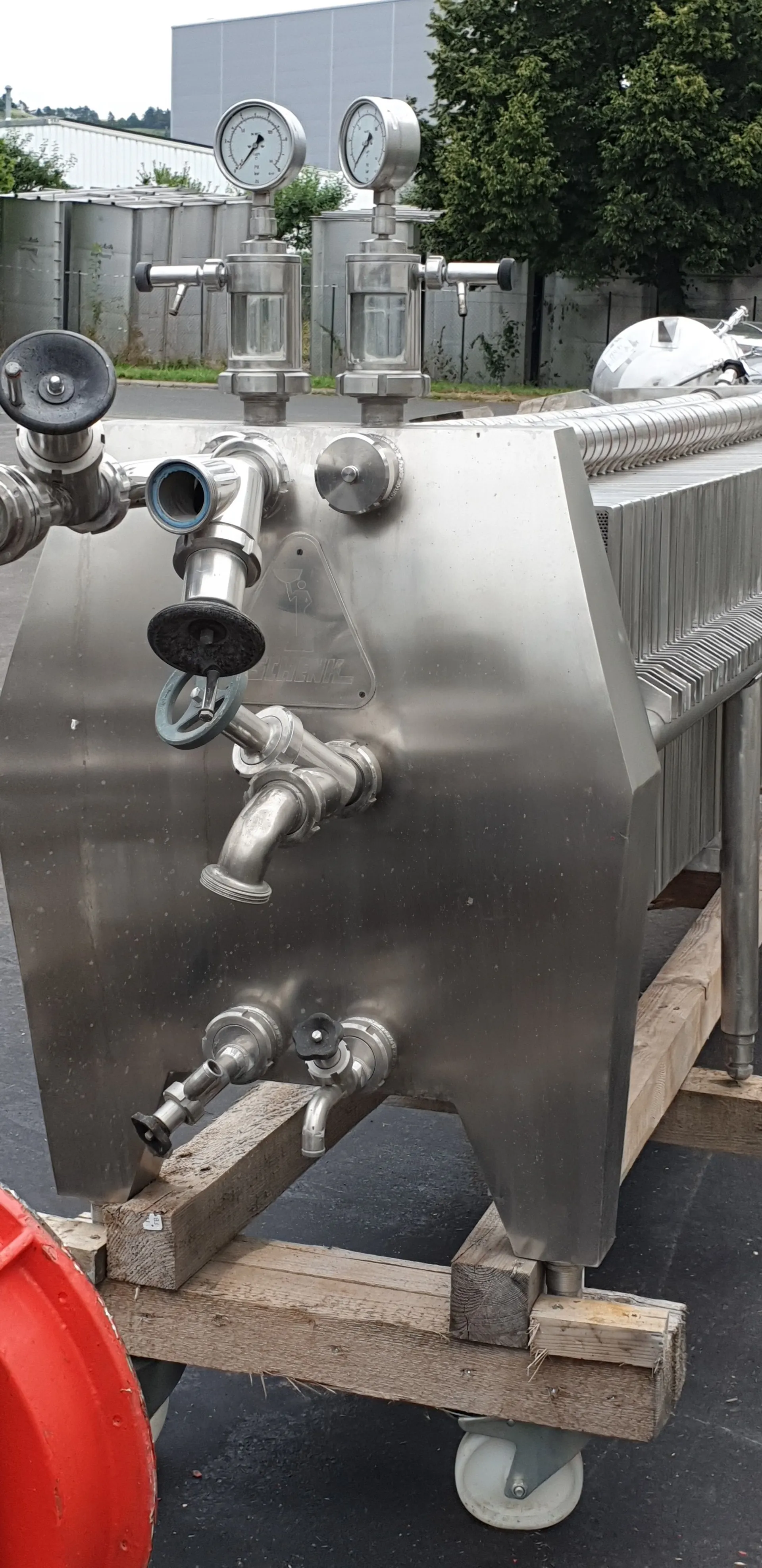 Schichtenfilter, Plattenfilter SCHENK  60 x 60                            