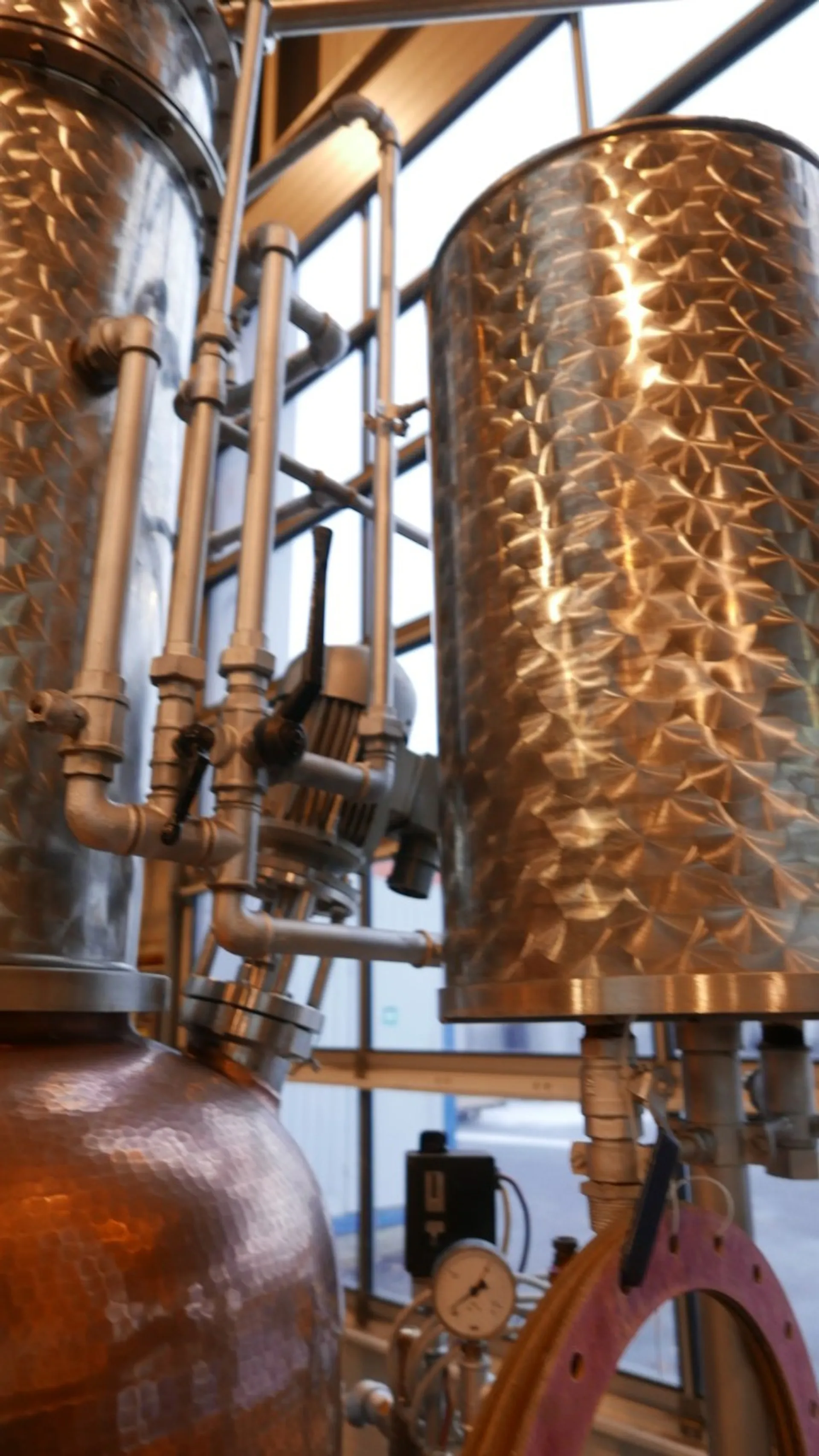 240 Liter Brennkolonne mit Brennkammer und Rührwerk