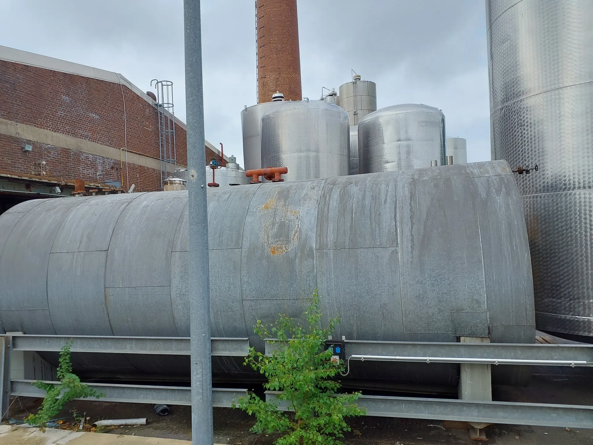 45.000 Liter Drucktank, isoliert horizontal
