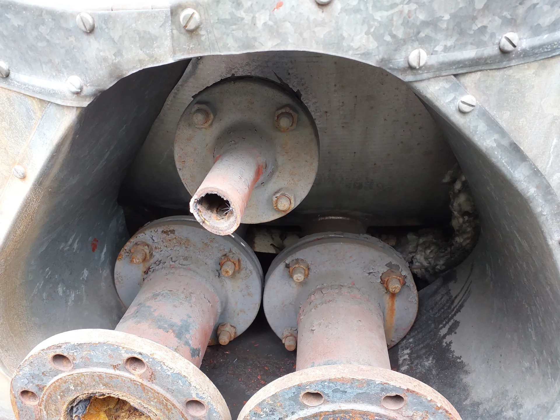 45.000 Liter Drucktank, isoliert horizontal