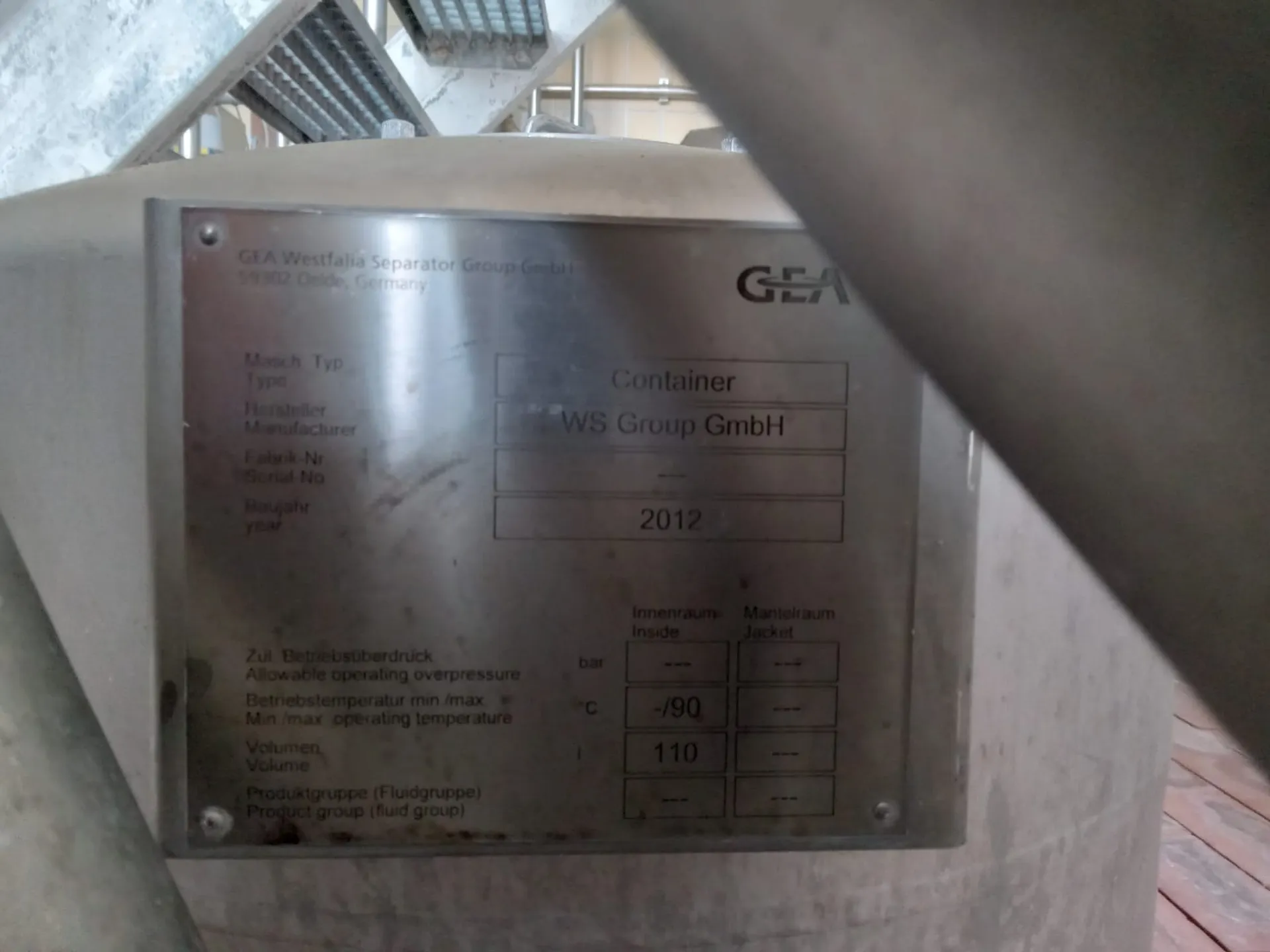 25-0159EUBA Separator Gea Westfalia