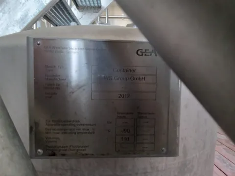 25-0159EUBA Separator Gea Westfalia