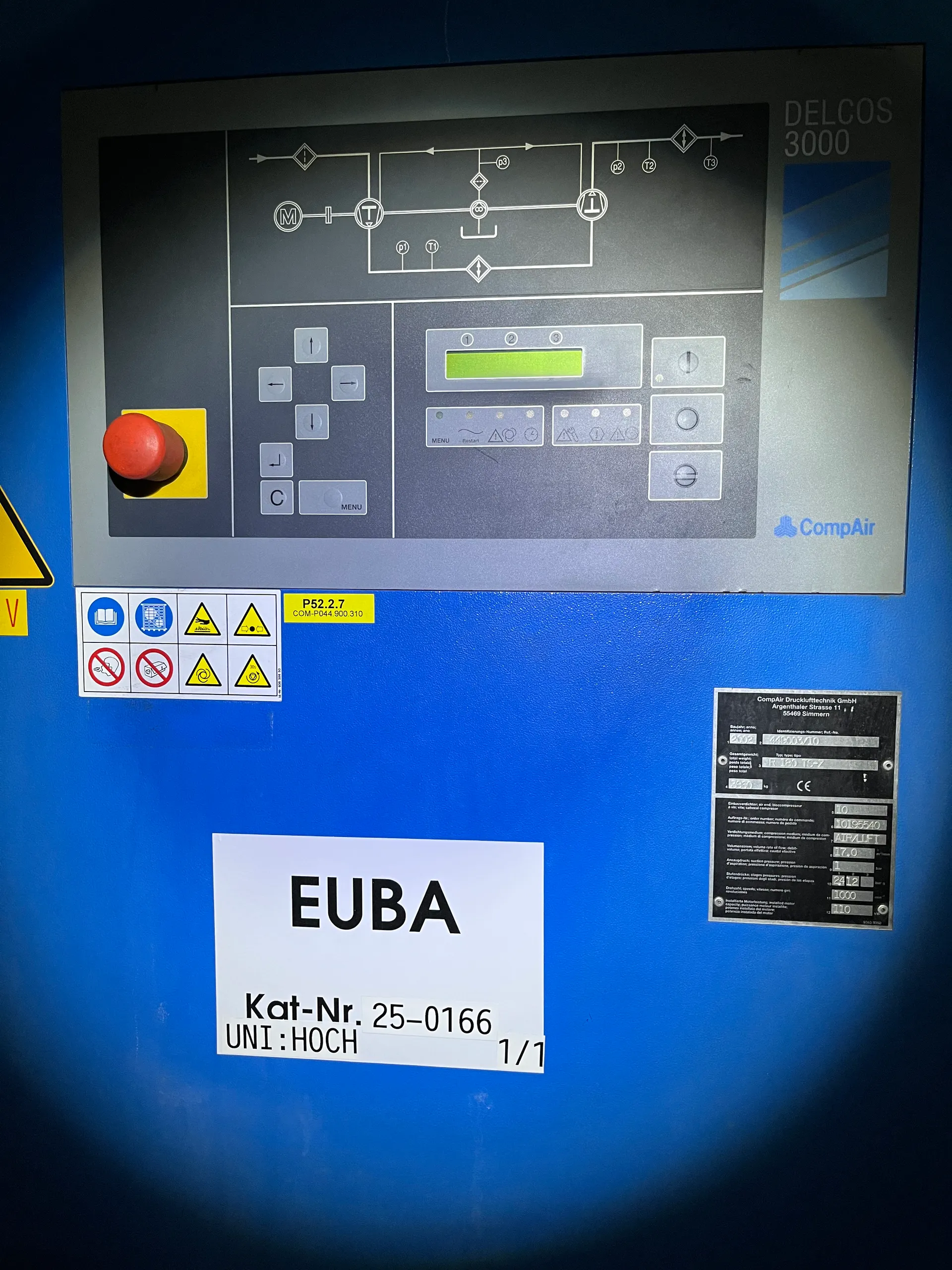 25-0166EUBA 17 m³/min Kompressor KOMPAIR R 180 TS-Z