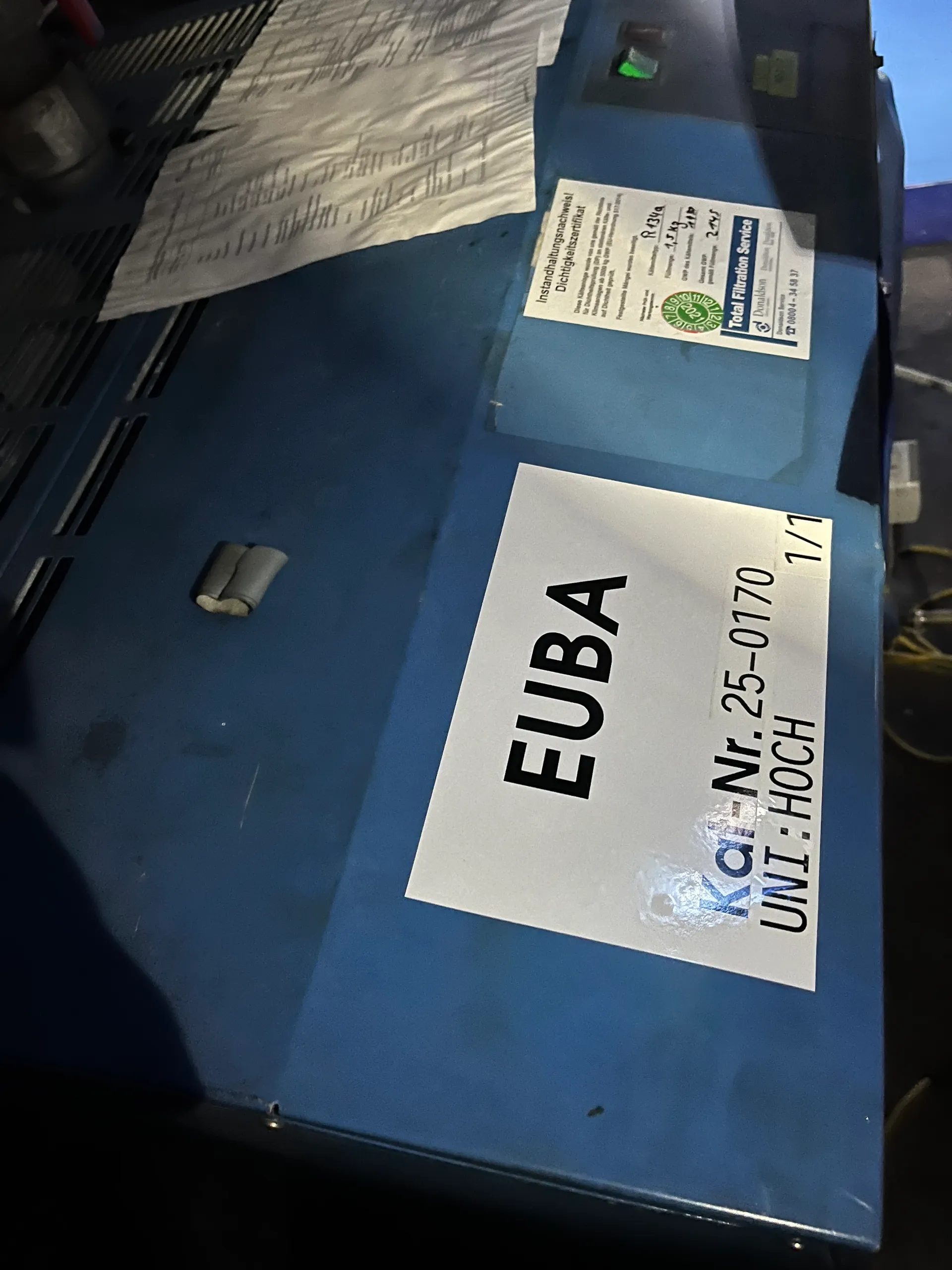 25-0170EUBA Trockner Typ SD 085W Typ 419