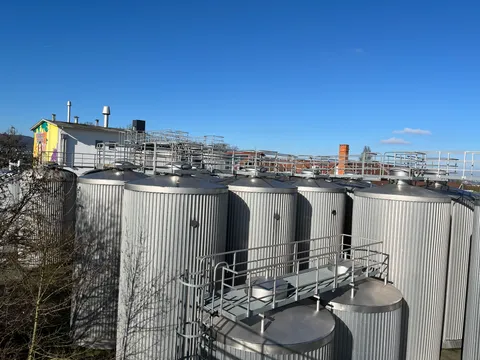 68150 Liter ZKG Tank/ Drucktank/ Lagertank GROSS mit Kühlmantel und Isolierung