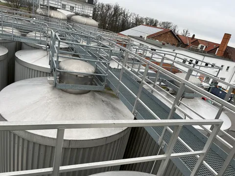 68150 Liter ZKG Tank/ Drucktank/ Lagertank GROSS mit Kühlmantel und Isolierung