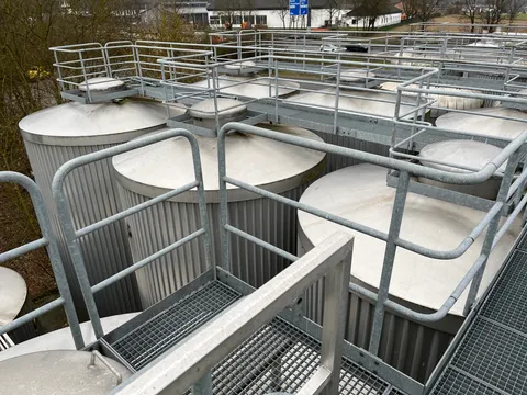 68150 Liter ZKG Tank/ Drucktank/ Lagertank GROSS mit Kühlmantel und Isolierung