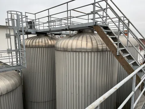 65900 Liter ZKG Tank/ Drucktank/ Lagertank GROSS mit Kühlmantel und Isolierung