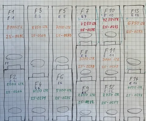 Tanks Einheit 1 kubisch stapelbar