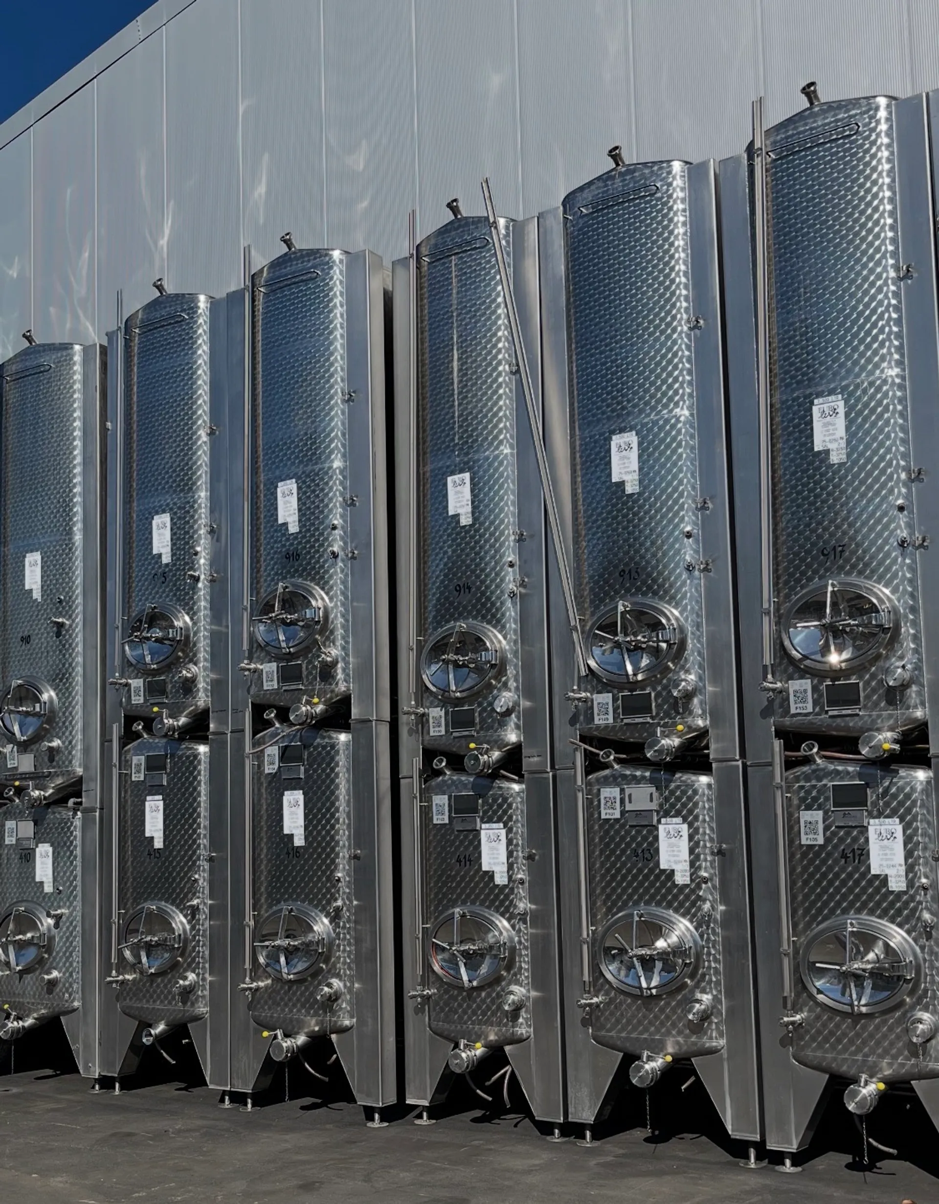 Tankreihe 2 kubische Tanks UNI SAL