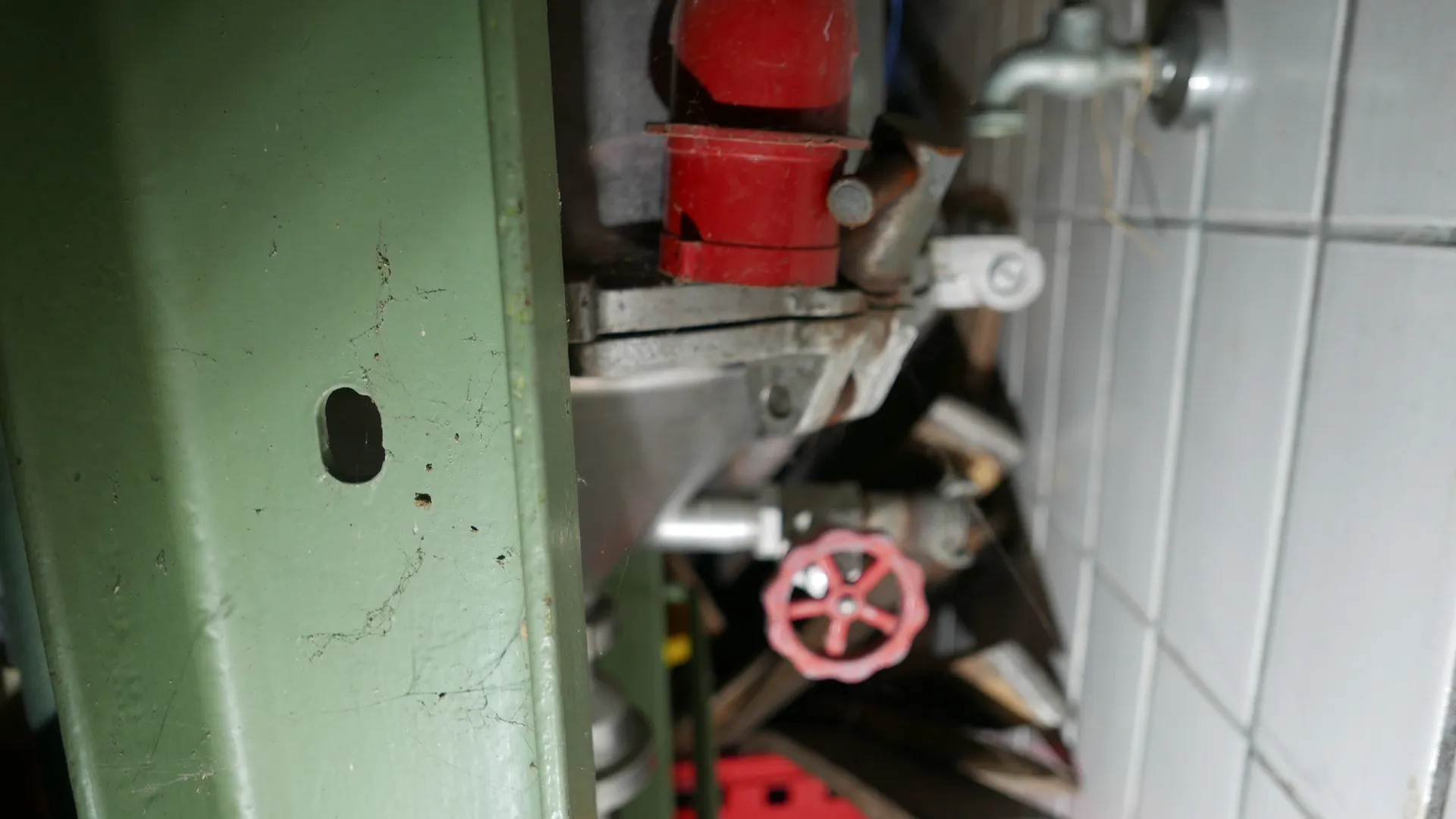 Drehbürstensieb hinten