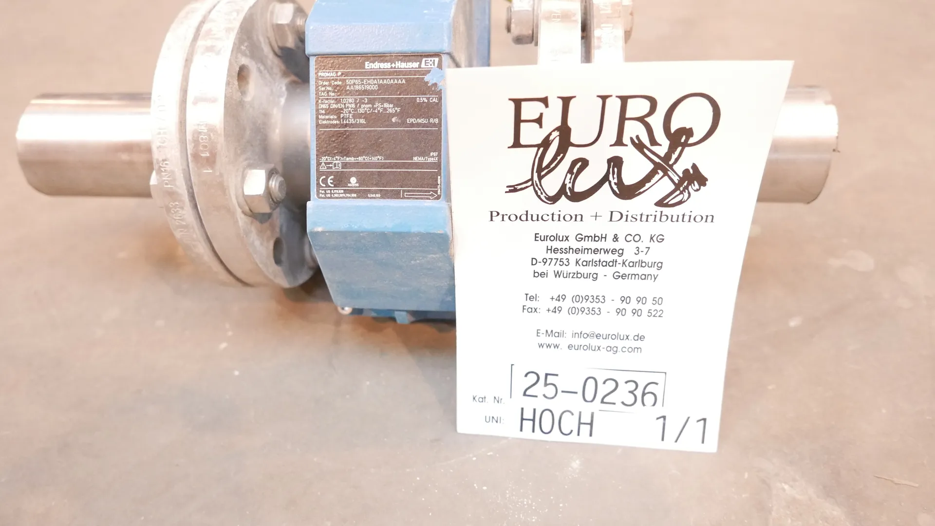 25-0236 Kalibrierung Durchflussmesser