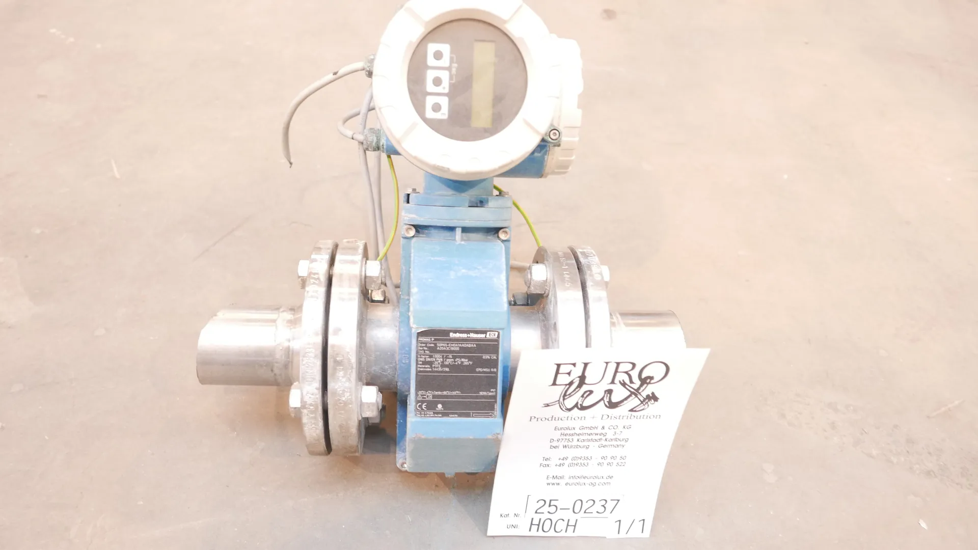 25-0237 Kalibrierung Durchflussmesser