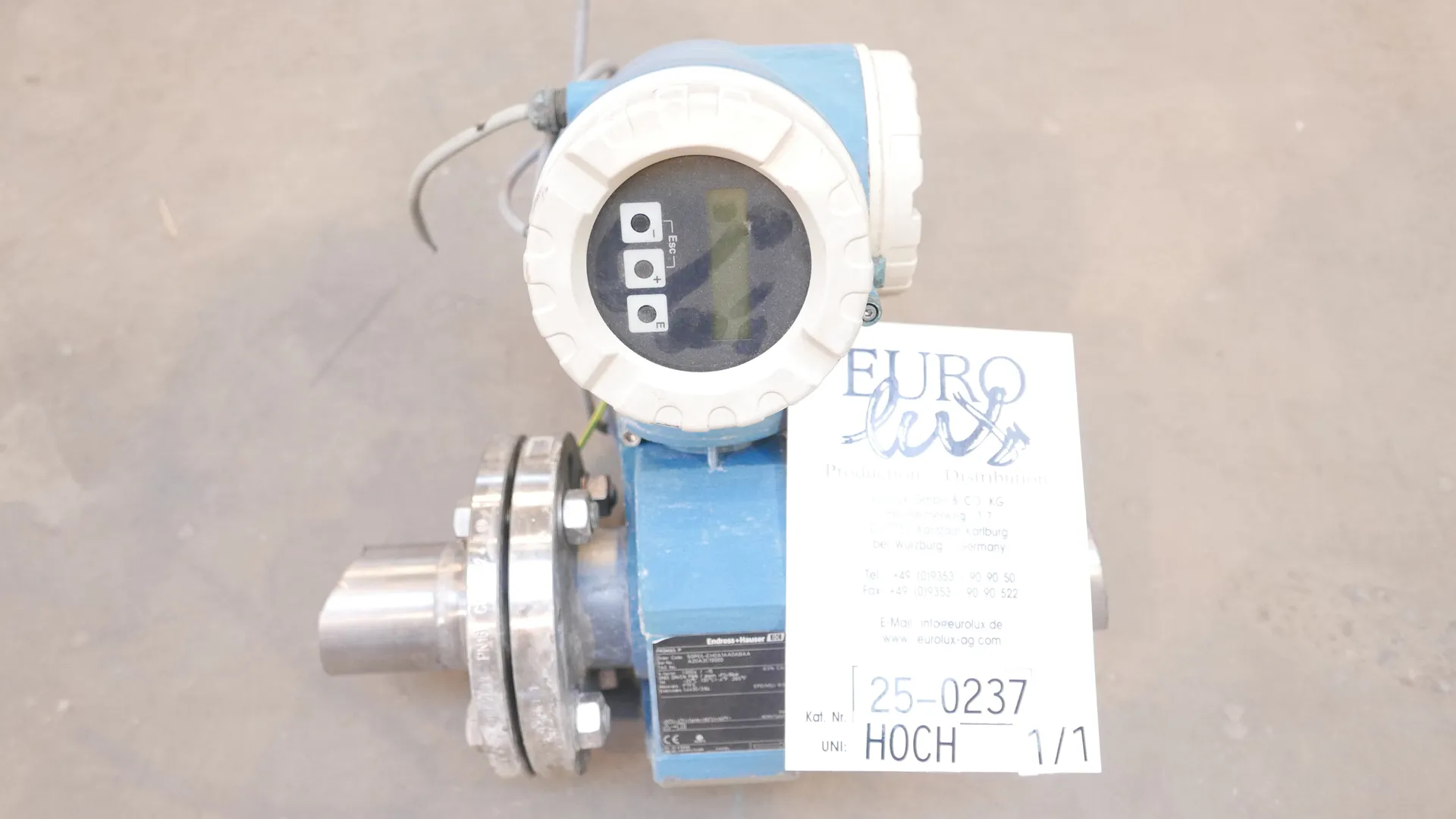 25-0237 Kalibrierung Durchflussmesser