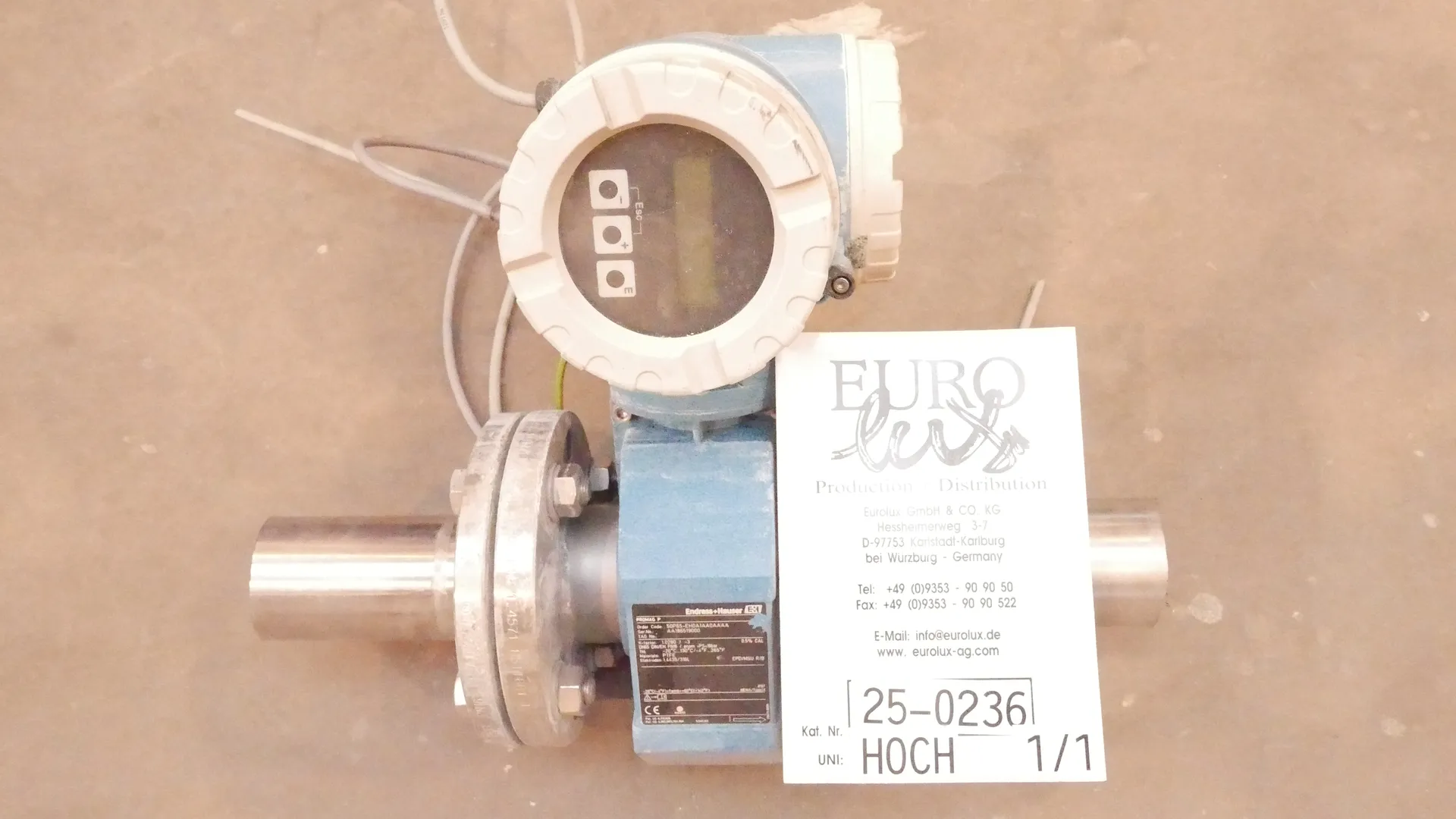 25-0236 Kalibrierung Durchflussmesser