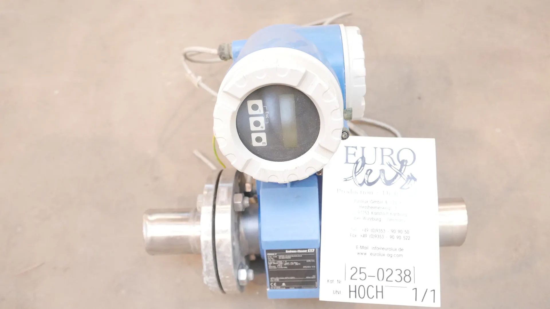 25-0238 Kalibrierung Durchflussmesser