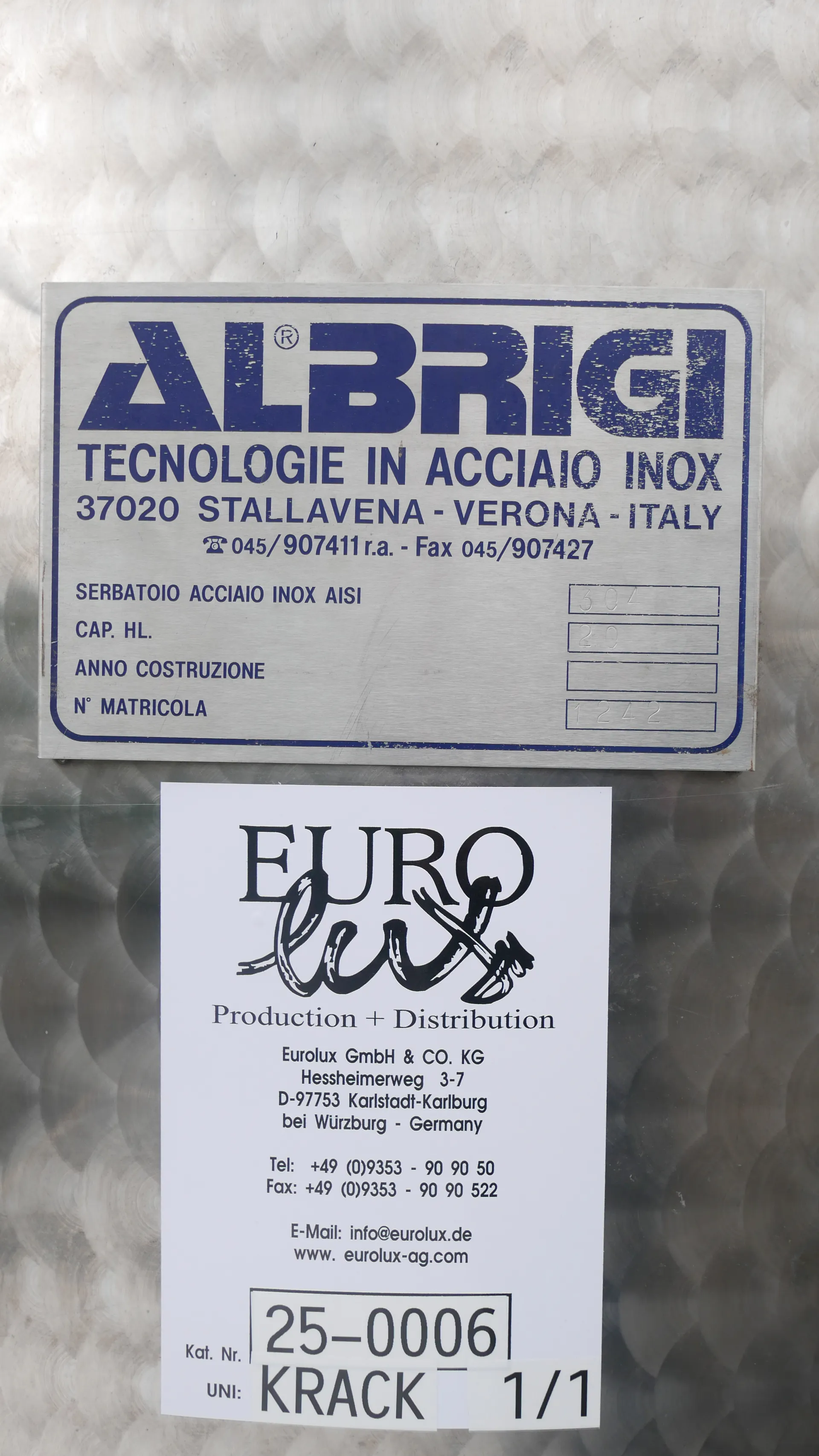 25-0006 Immervolltank 2.150 Liter