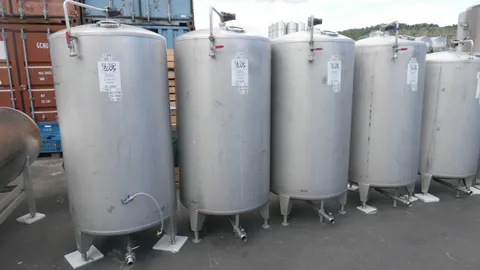 1.000 Liter Drucktank 1 bar in V2A