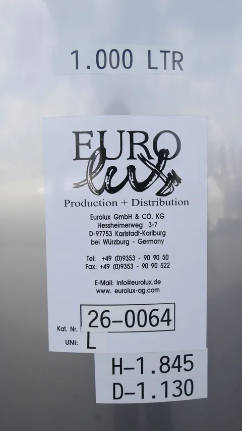 26-0064 1.000 Liter Drucktank mit Kühlmantel und Isolierung