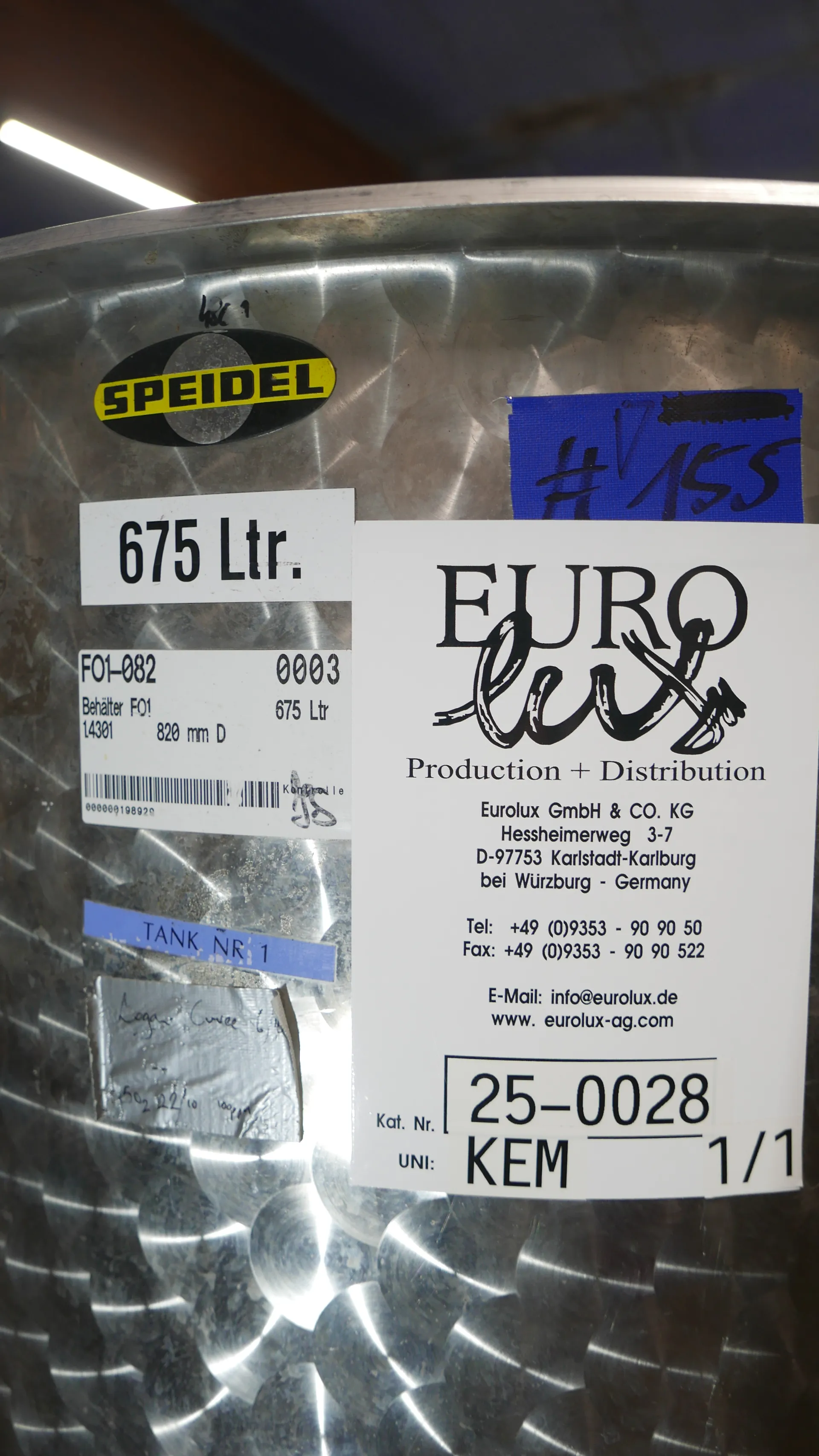 25-0028 675 Liter Immervolltank
