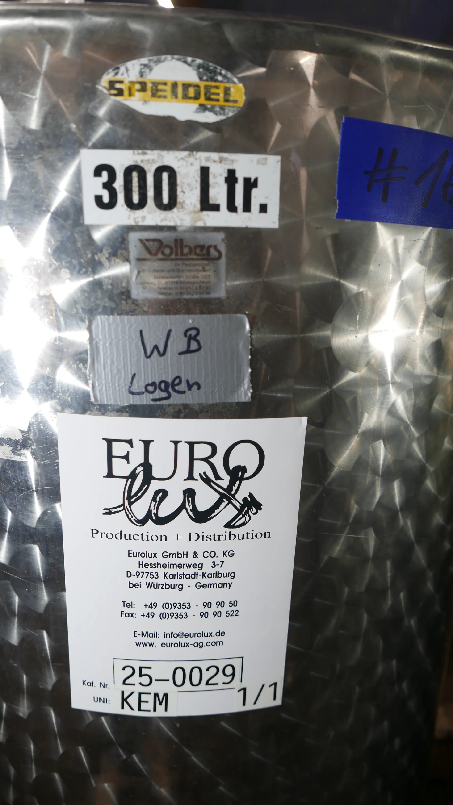 25-0029 300 Liter Immervolltank