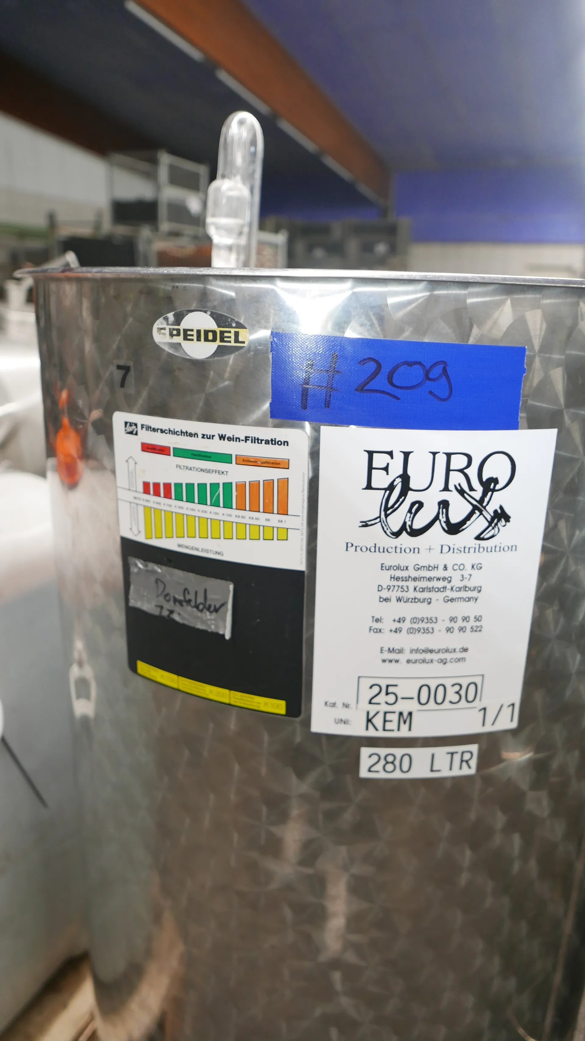 25-0030 280 Liter Immervolltank