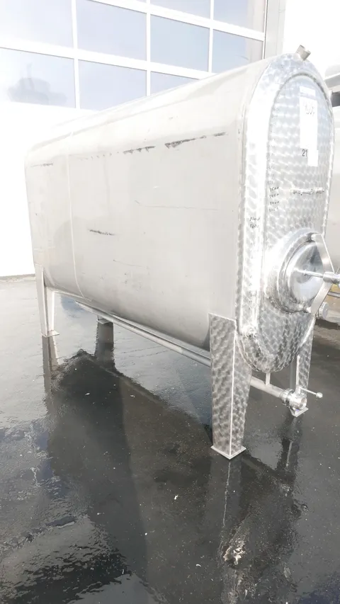 26-0047 2.300 Liter Lagertank lang oval in V2A