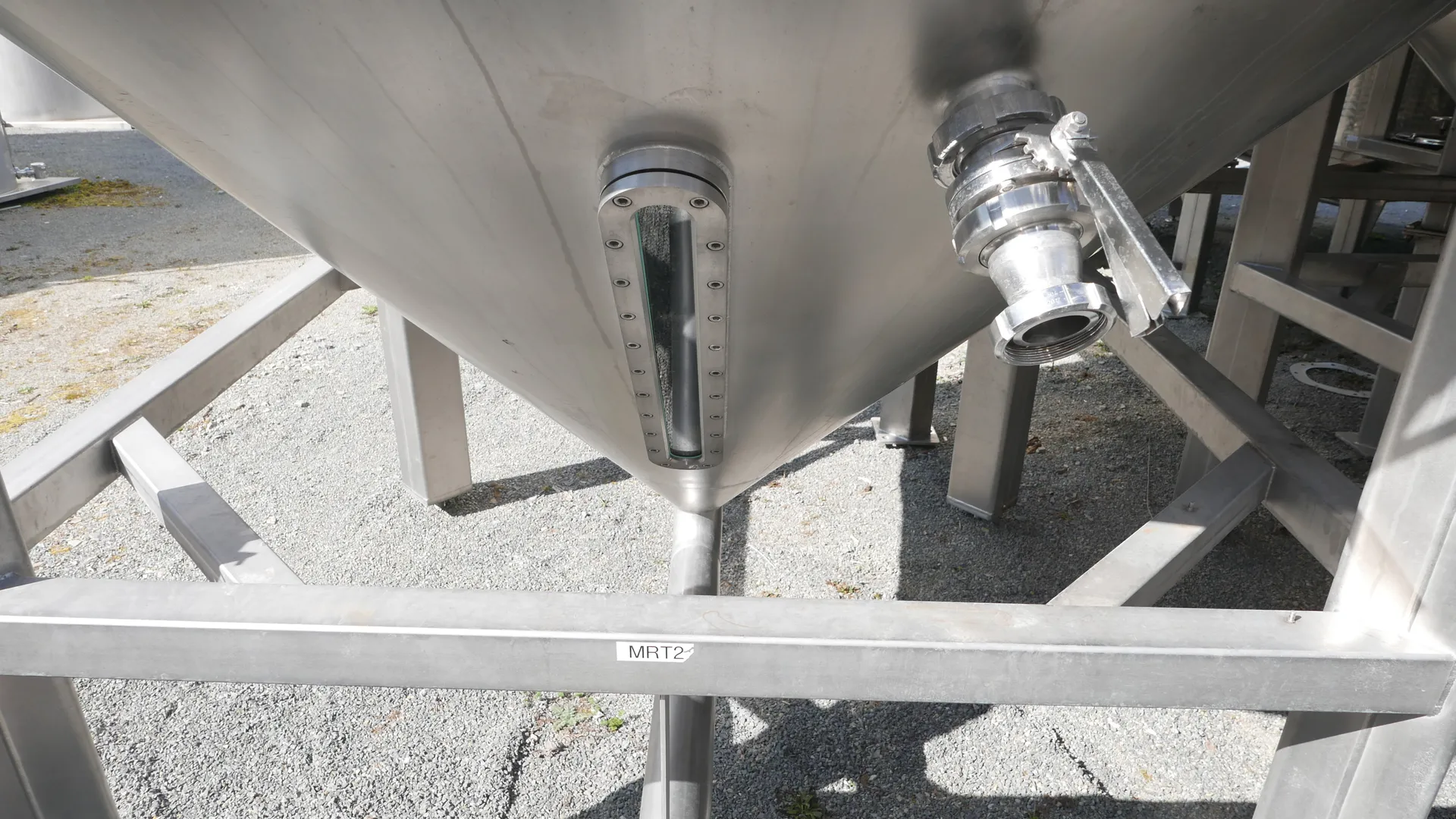 25-0071 Maische-Rührwerktank Rieger 16830 Liter mit Paddelrührwerk