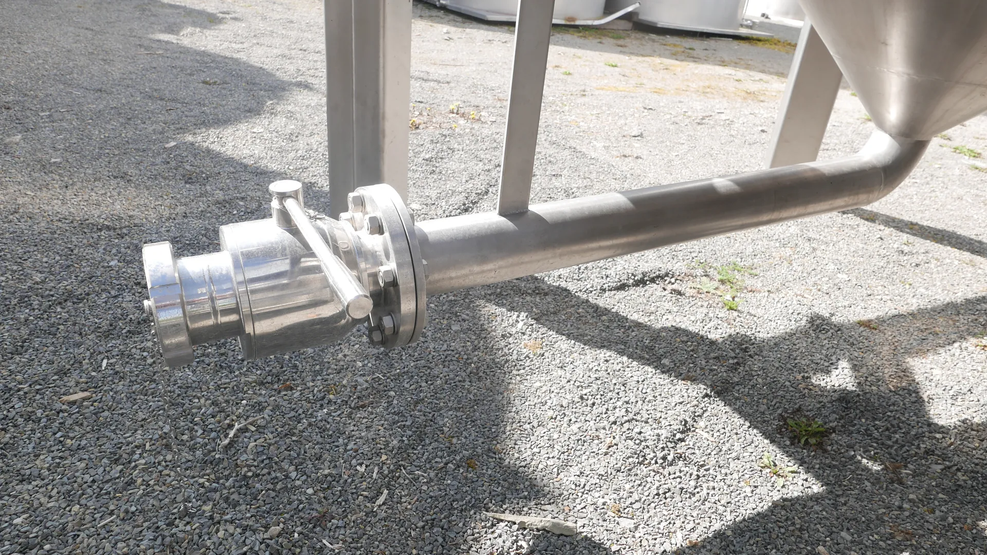 25-0071 Maische-Rührwerktank Rieger 16830 Liter mit Paddelrührwerk