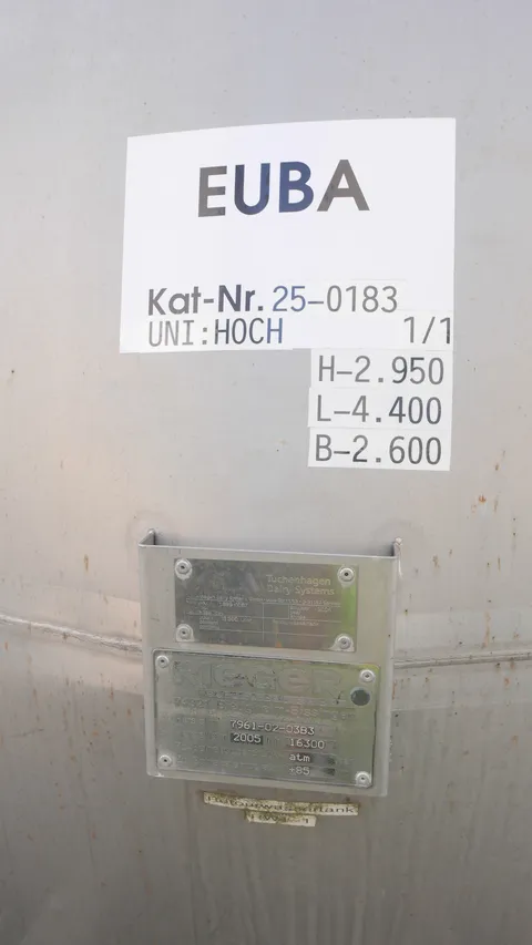 25-0183 Wasserzisterne 16.300 Liter
