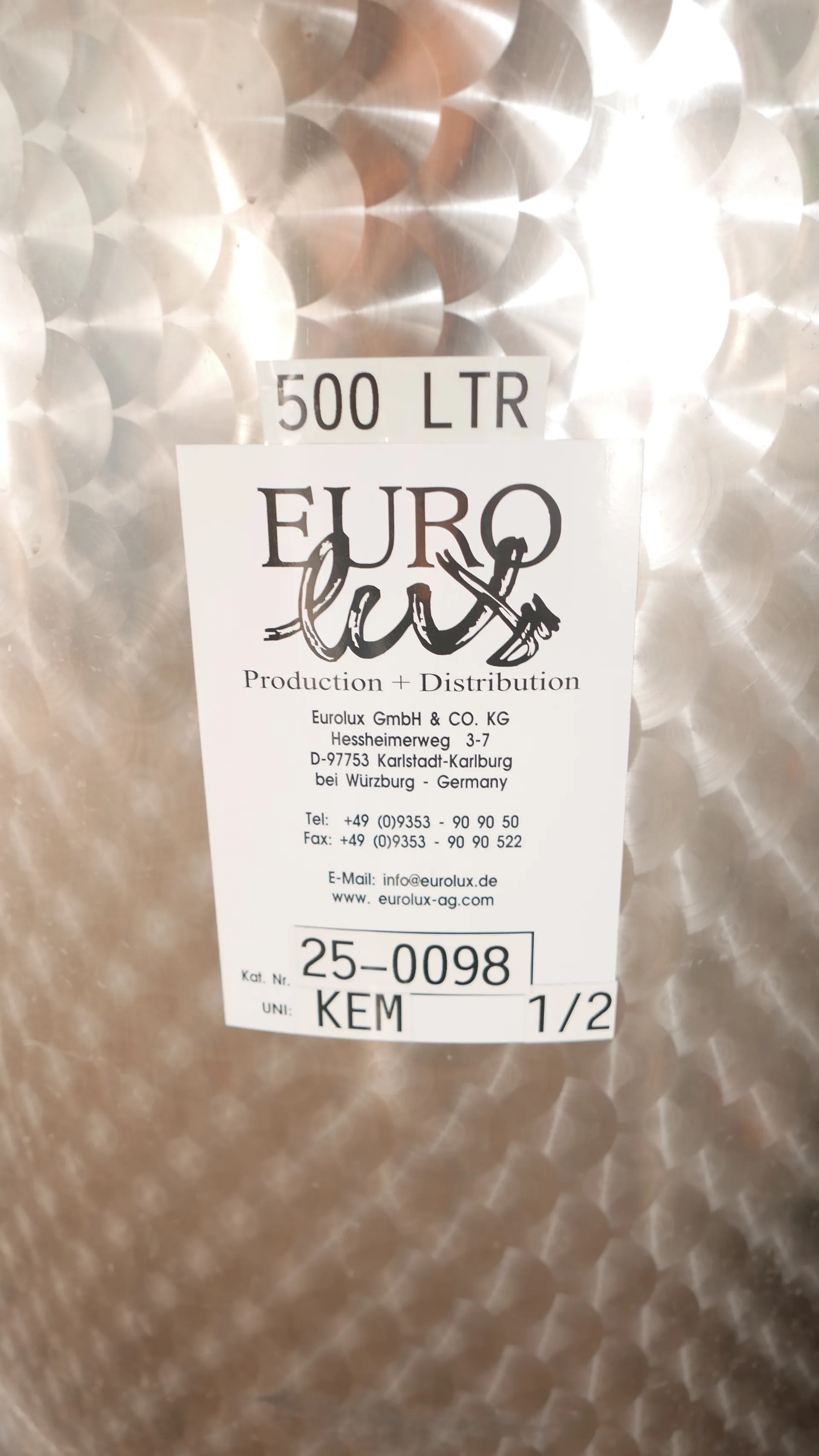 25-0098 Weintank 500 Liter