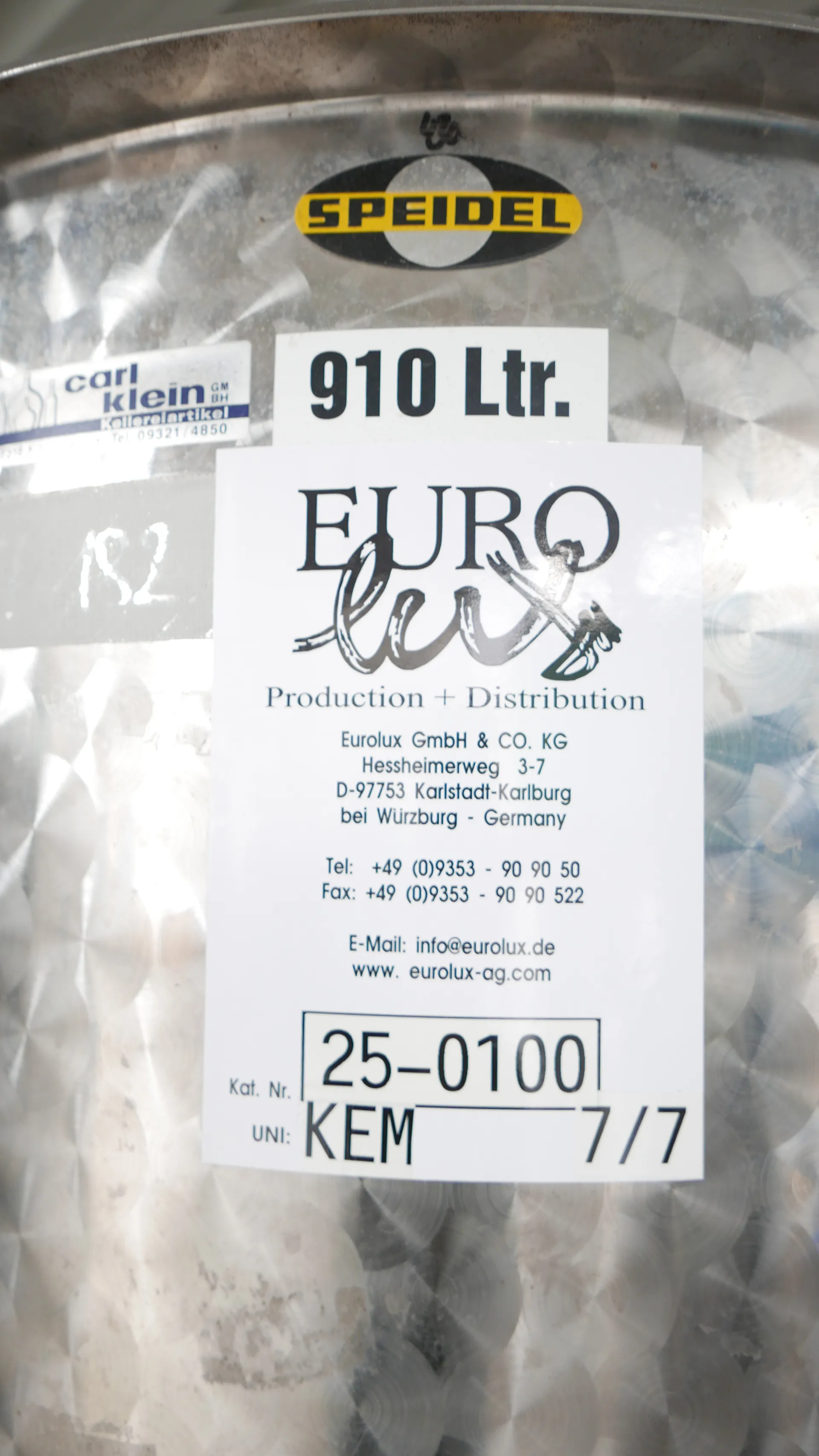 25-0100 Immervolltank 910 Liter