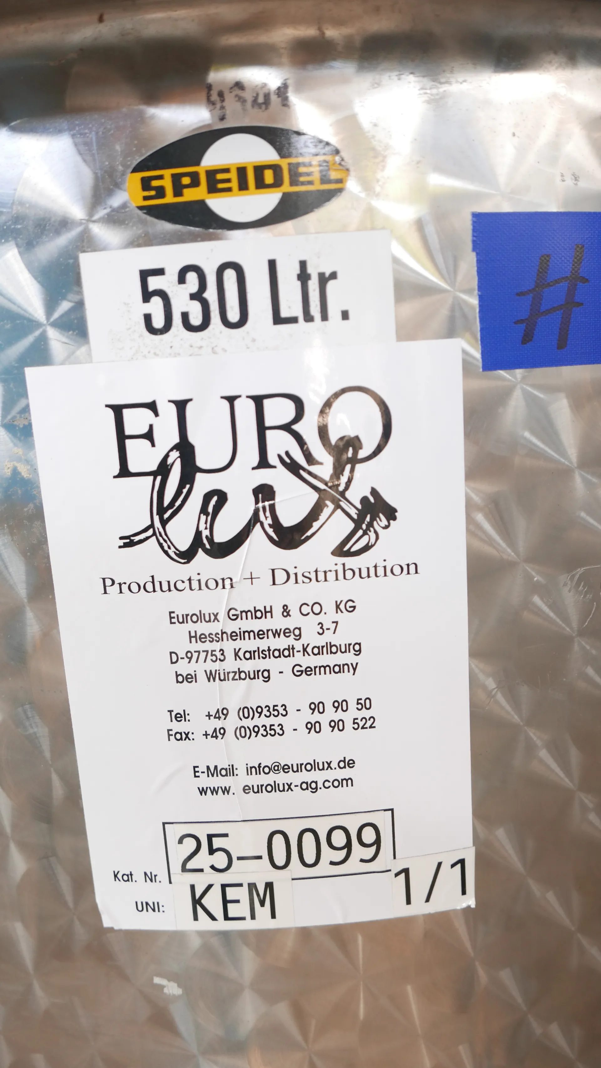 25-0099 Immervolltank 530 Liter