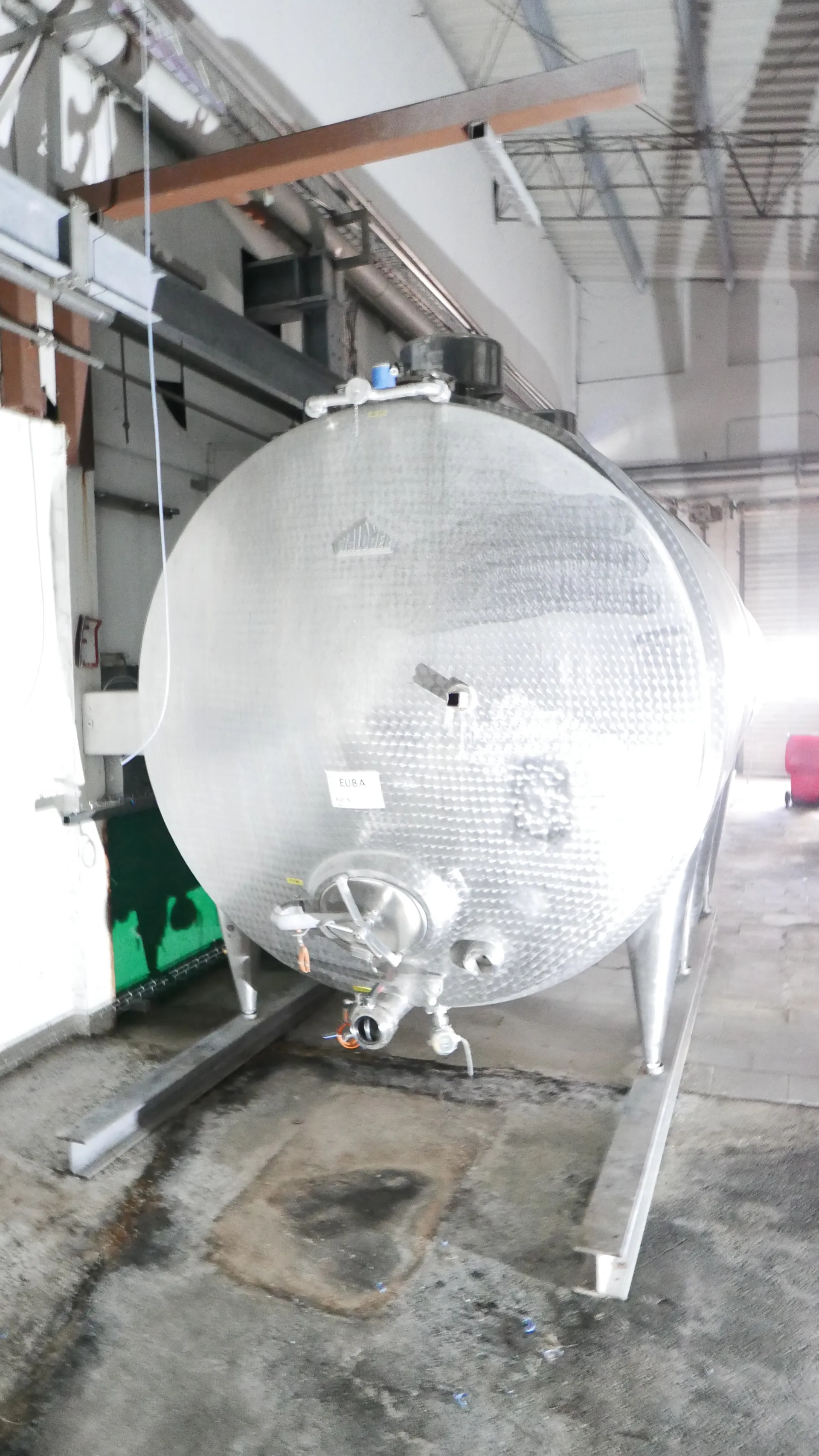 25-0114EUBA 15.000 Liter Zuckertank/ Lagertank aus V2A horirontal